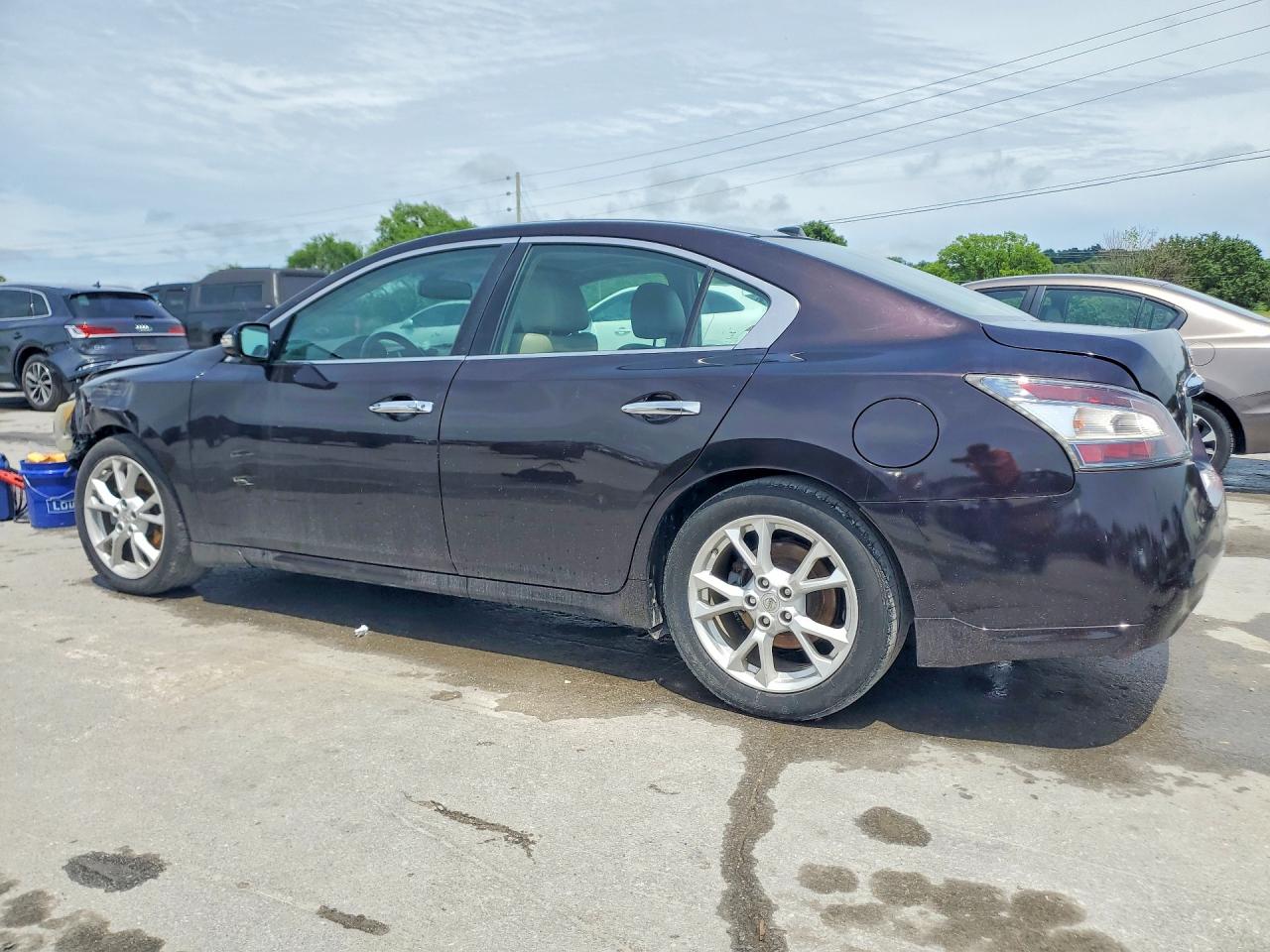2013 Nissan Maxima 3.5 Sv Purple vin: 1N4AA5AP2DC818530