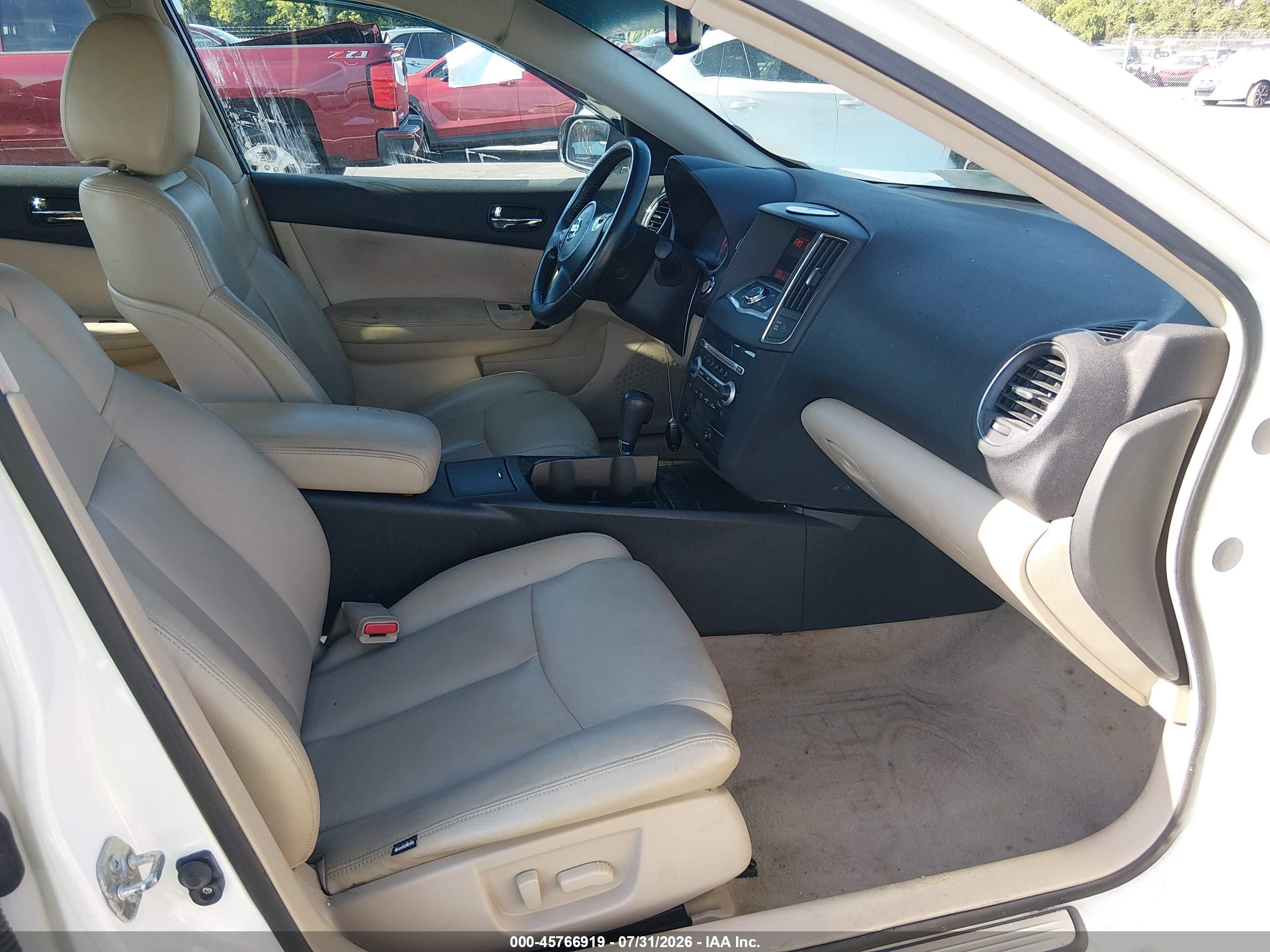 2013 Nissan Maxima 3.5 S Белый vin: 1N4AA5AP2DC823629