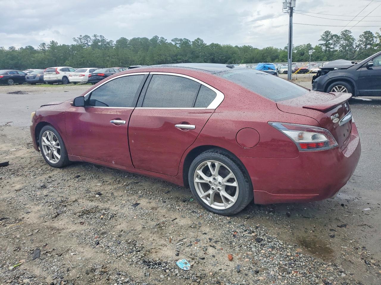 2013 Nissan Maxima 3.5 Sv Burgundy vin: 1N4AA5AP2DC835053