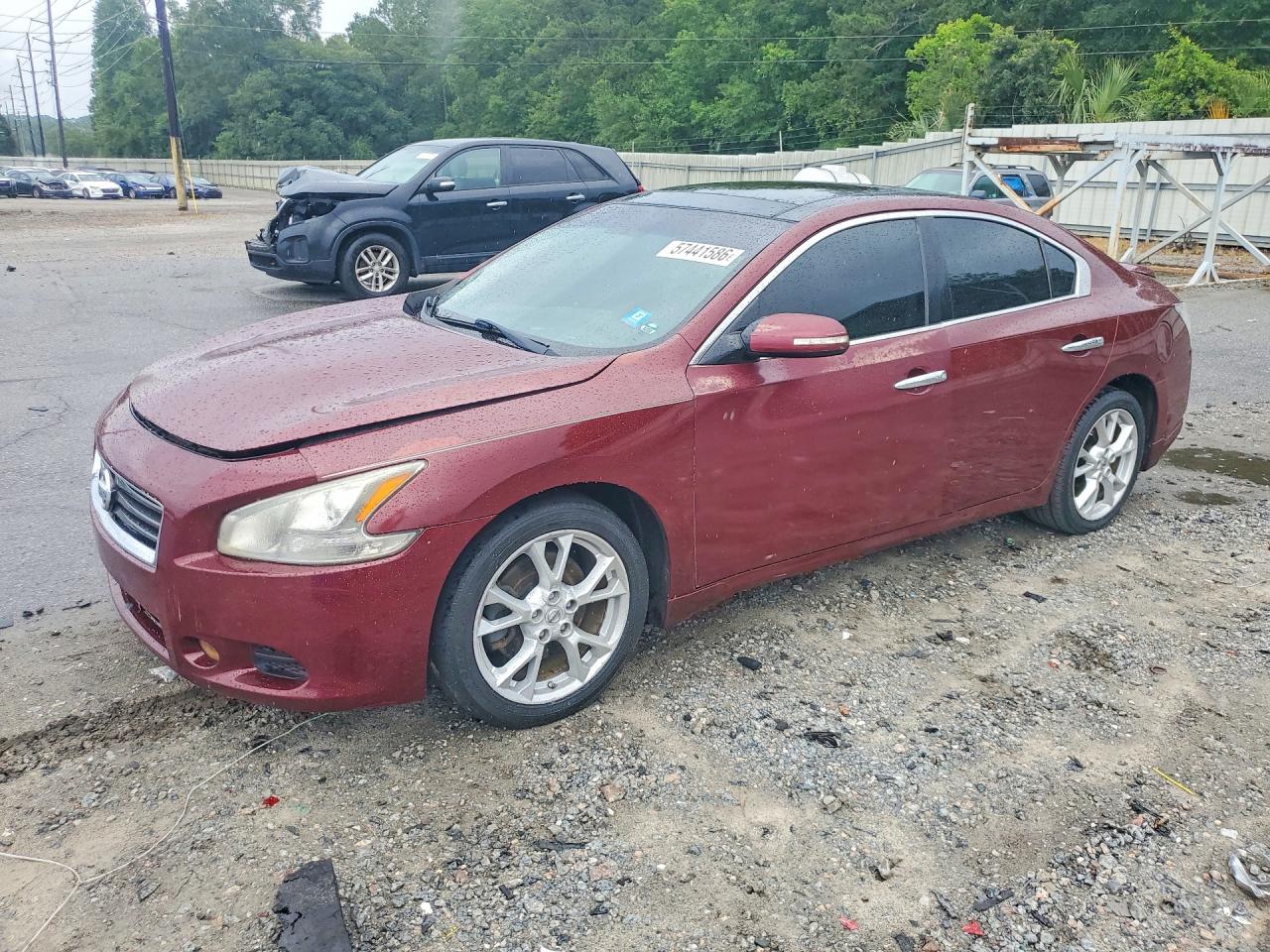 2013 Nissan Maxima 3.5 Sv Burgundy vin: 1N4AA5AP2DC835053