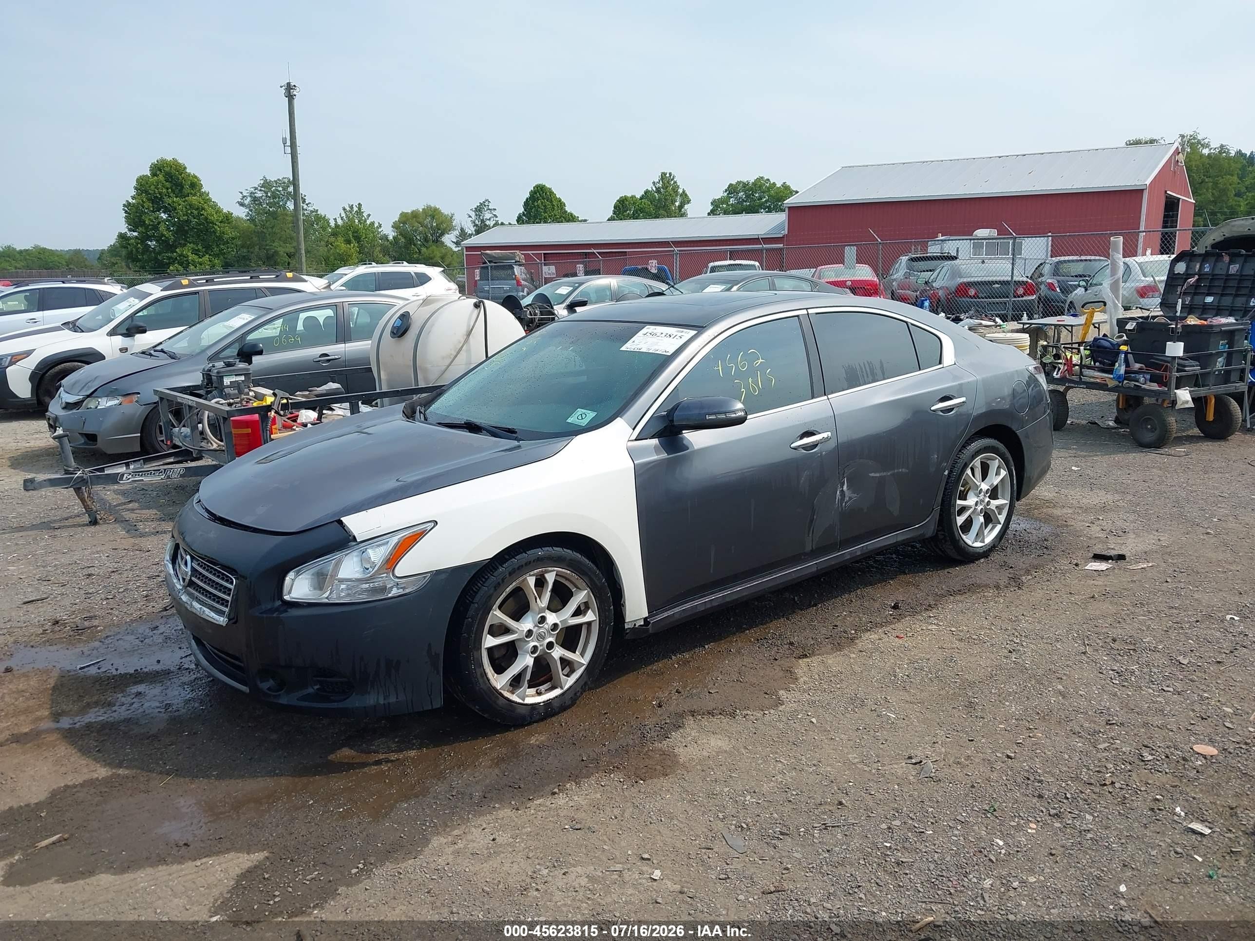 2013 Nissan Maxima 3.5 Sv Gray vin: 1N4AA5AP2DC837918