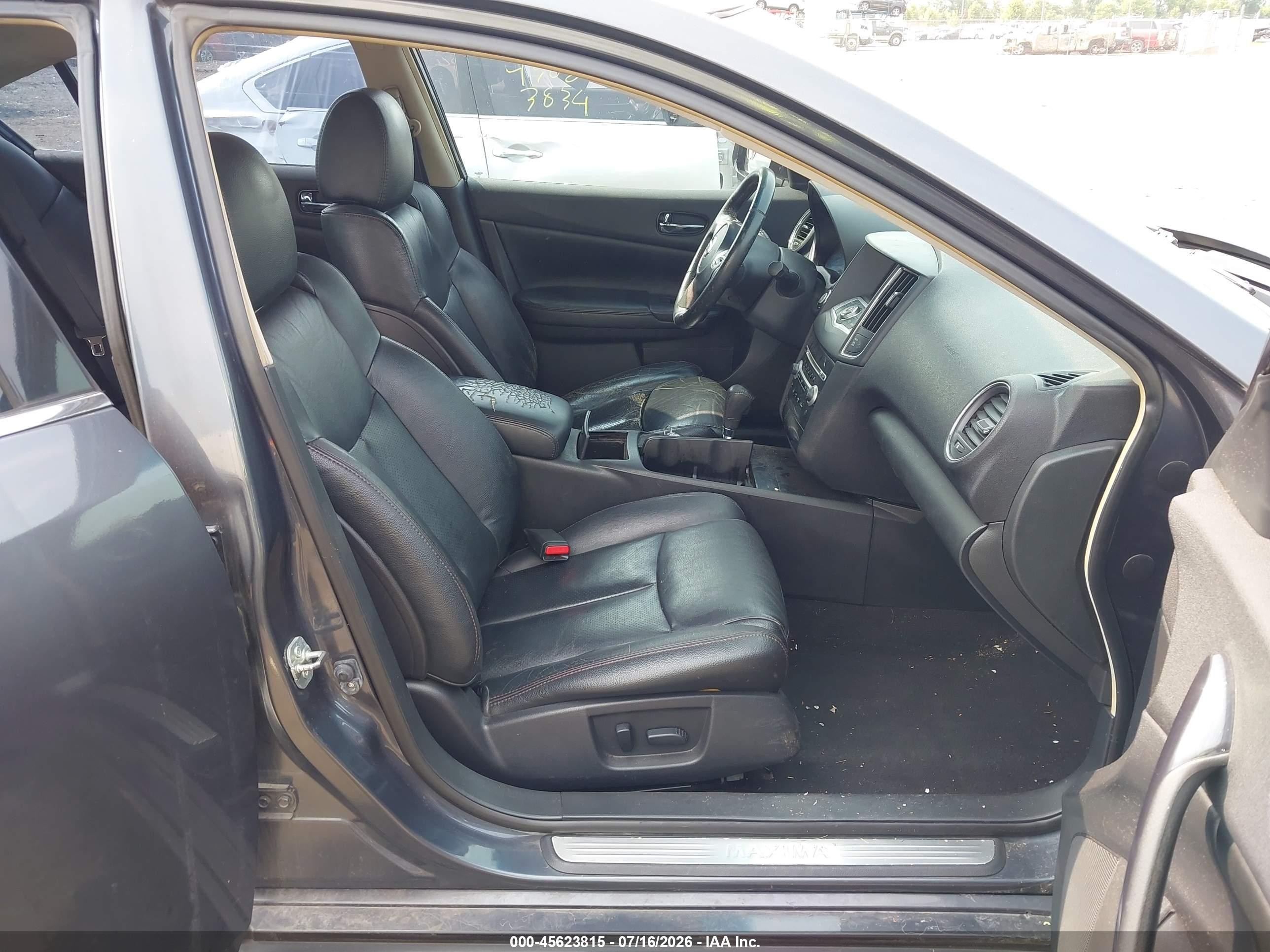 2013 Nissan Maxima 3.5 Sv Gray vin: 1N4AA5AP2DC837918