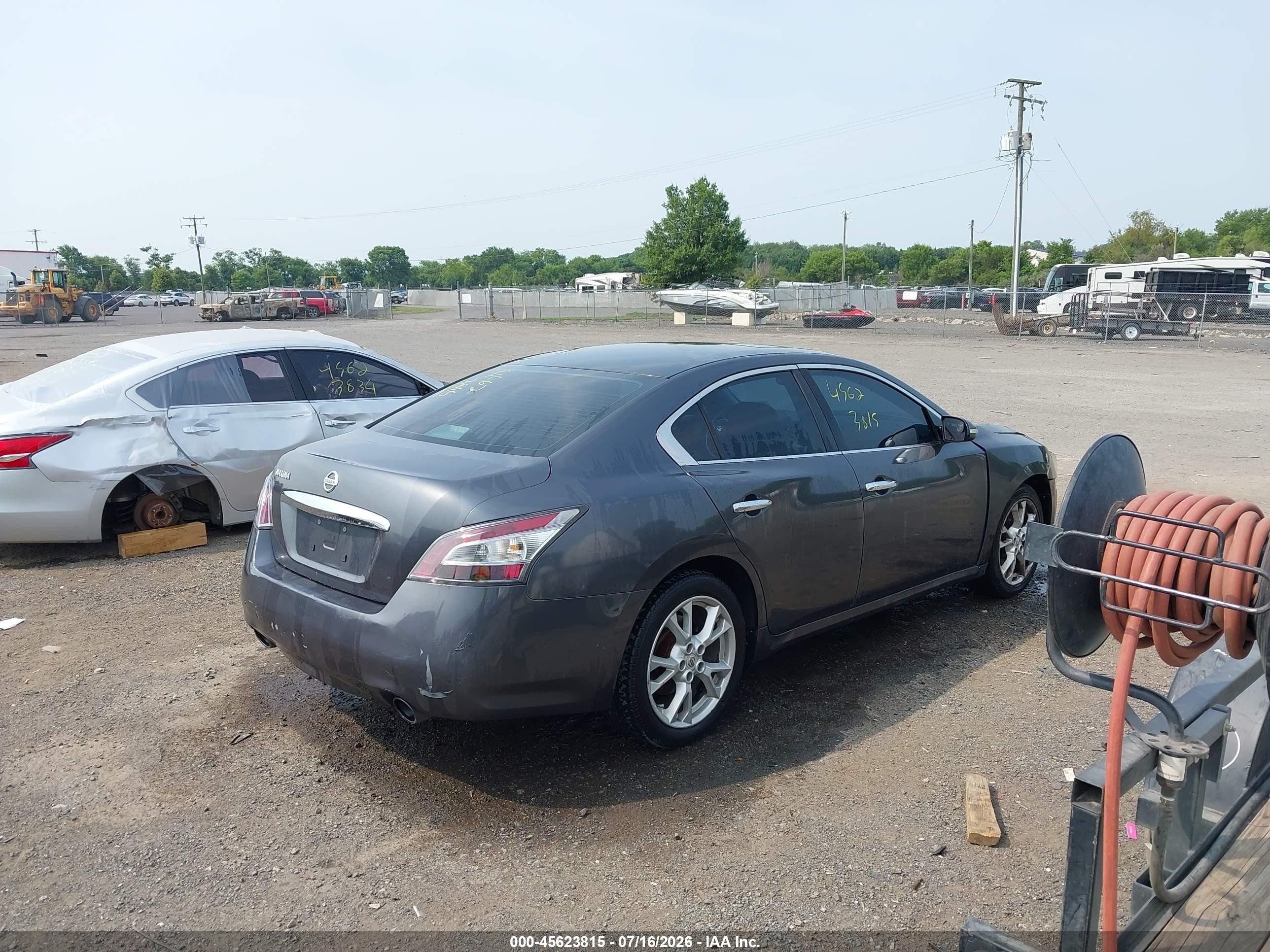 2013 Nissan Maxima 3.5 Sv Gray vin: 1N4AA5AP2DC837918