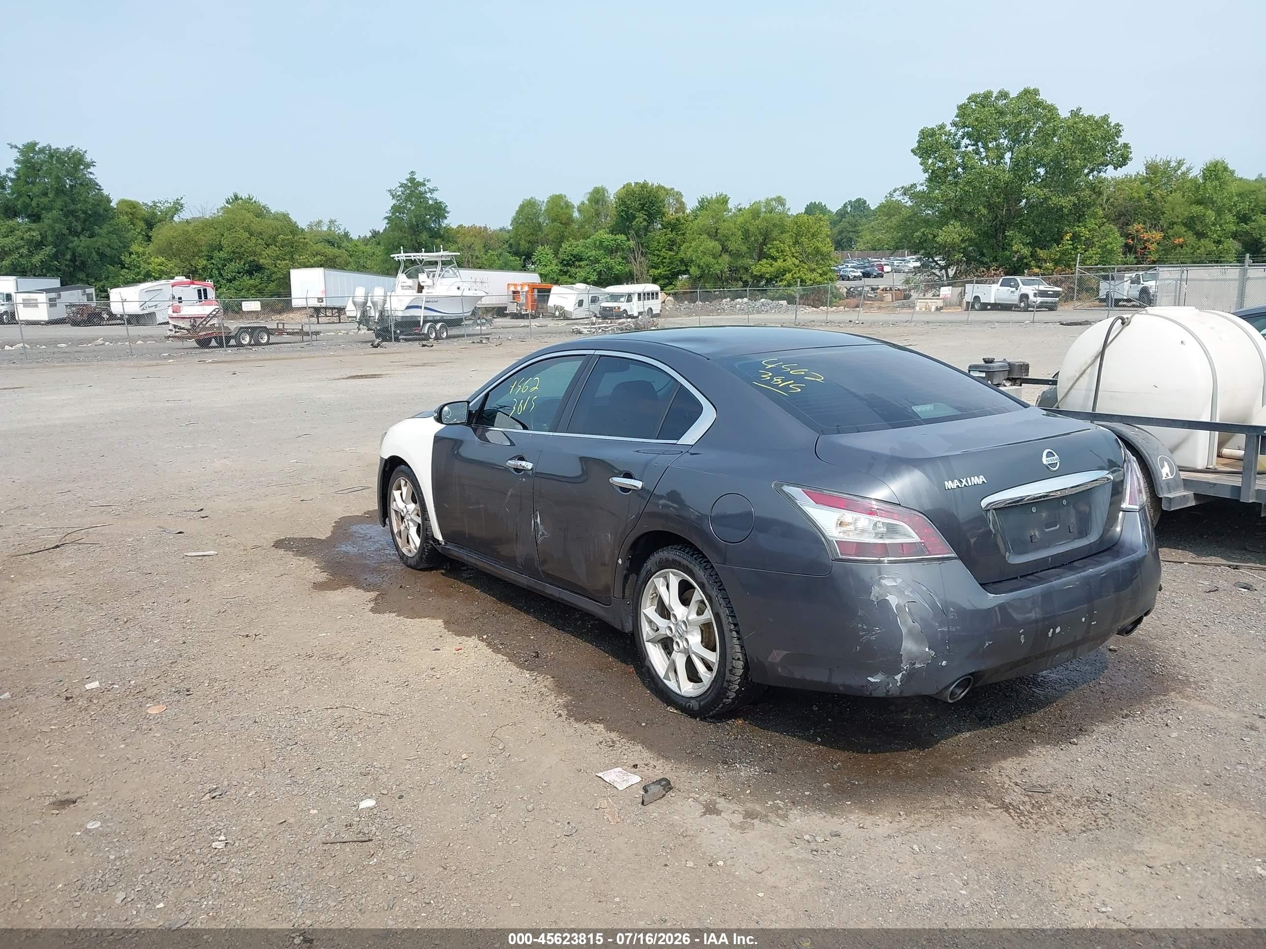 2013 Nissan Maxima 3.5 Sv Gray vin: 1N4AA5AP2DC837918