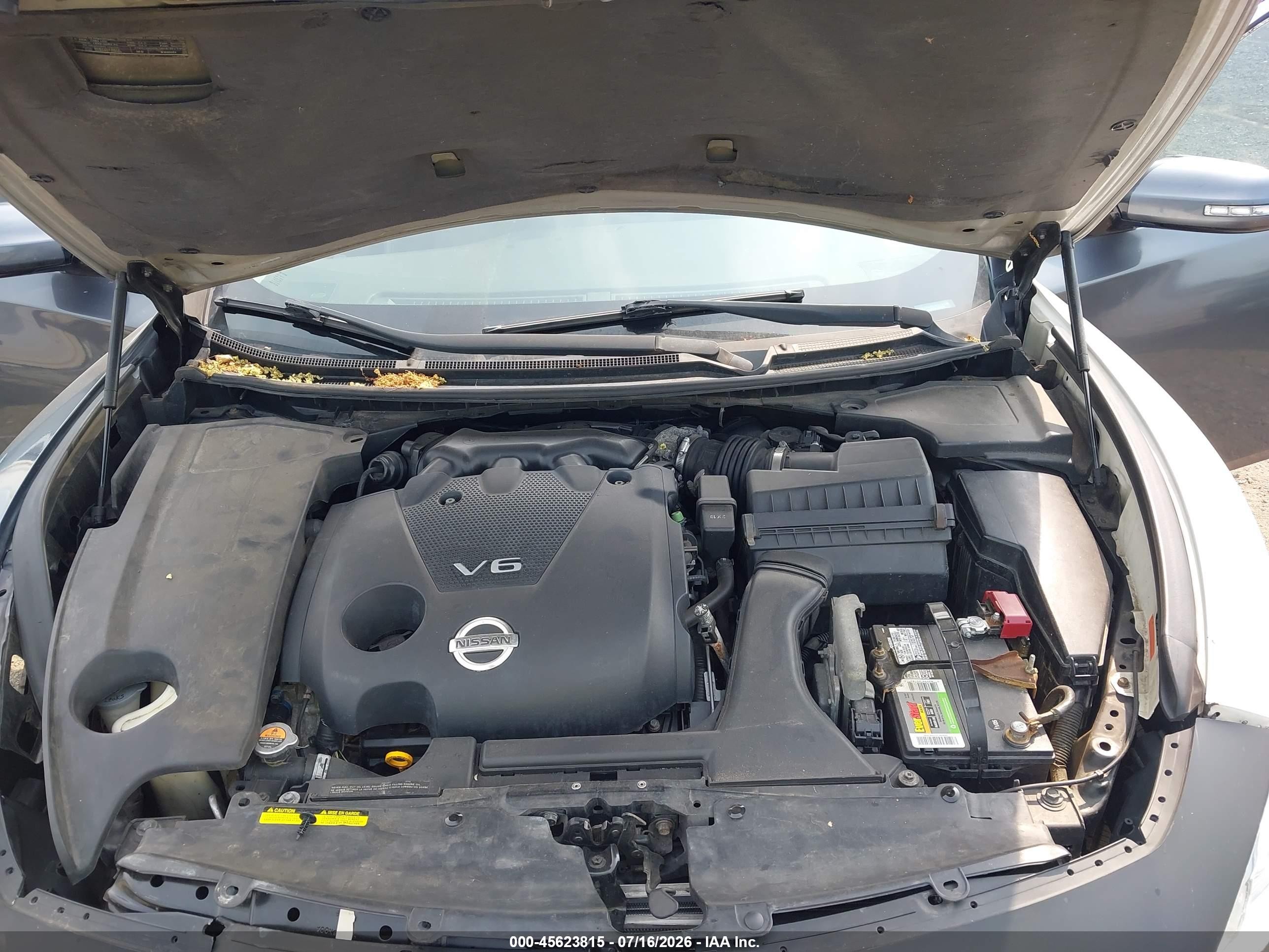 2013 Nissan Maxima 3.5 Sv Gray vin: 1N4AA5AP2DC837918