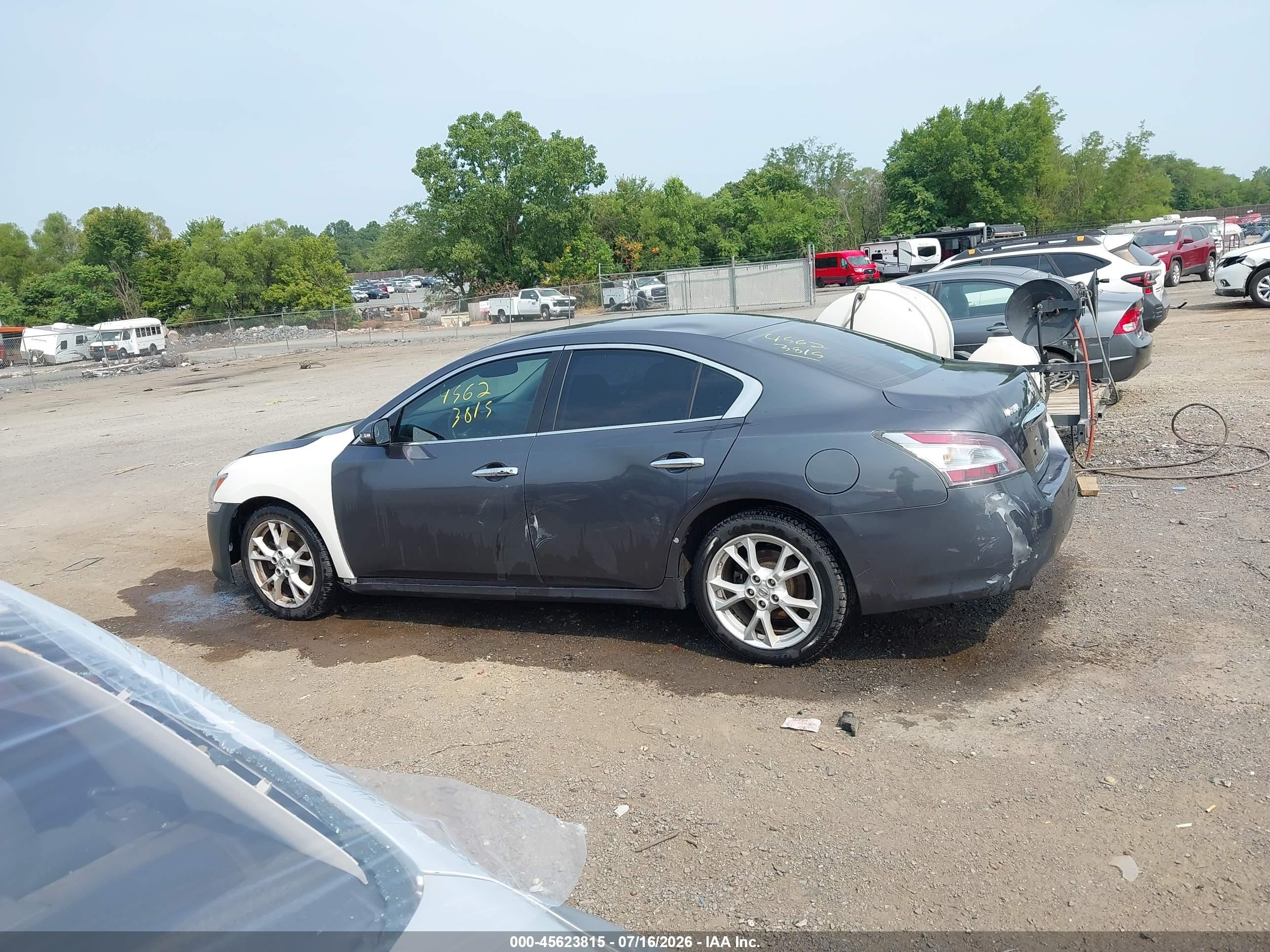 2013 Nissan Maxima 3.5 Sv Gray vin: 1N4AA5AP2DC837918