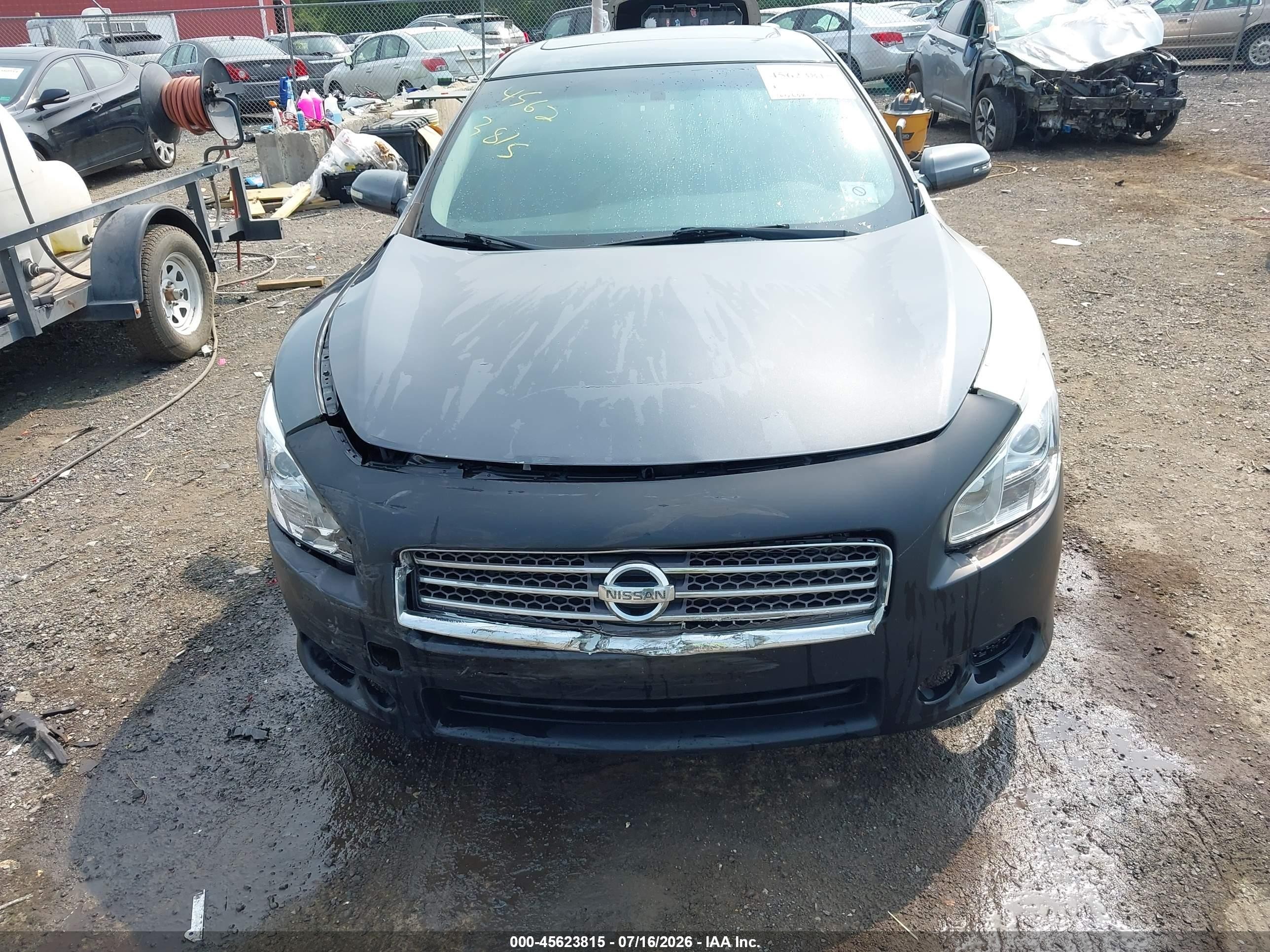 2013 Nissan Maxima 3.5 Sv Gray vin: 1N4AA5AP2DC837918