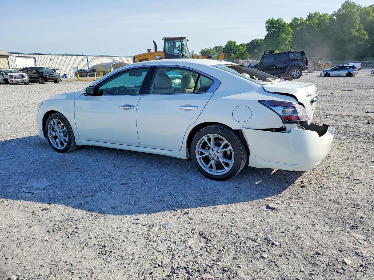 2013 Nissan Maxima 3.5 S White vin: 1N4AA5AP2DC838566