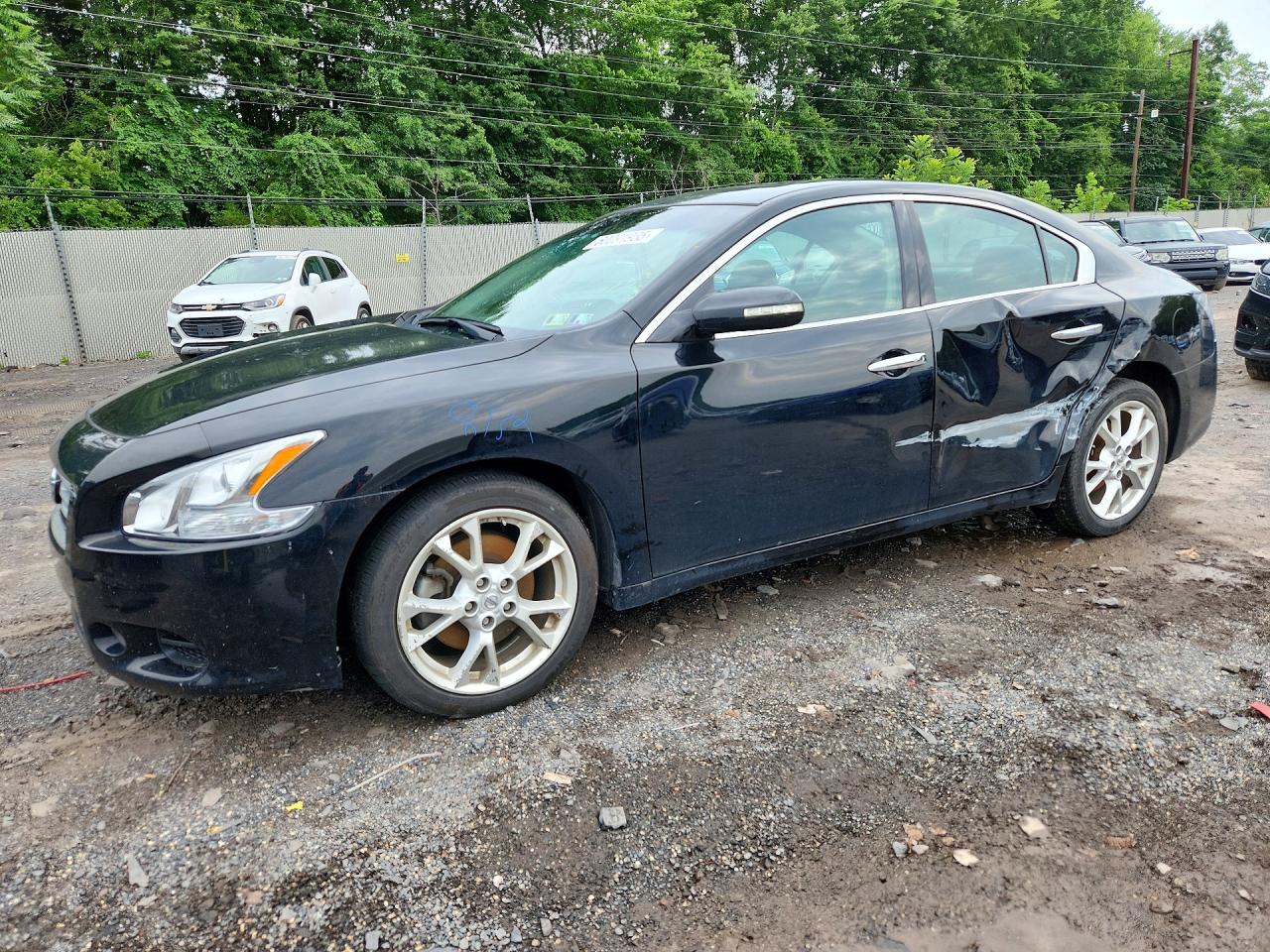 2013 Nissan Maxima 3.5 Sv Black vin: 1N4AA5AP2DC839023