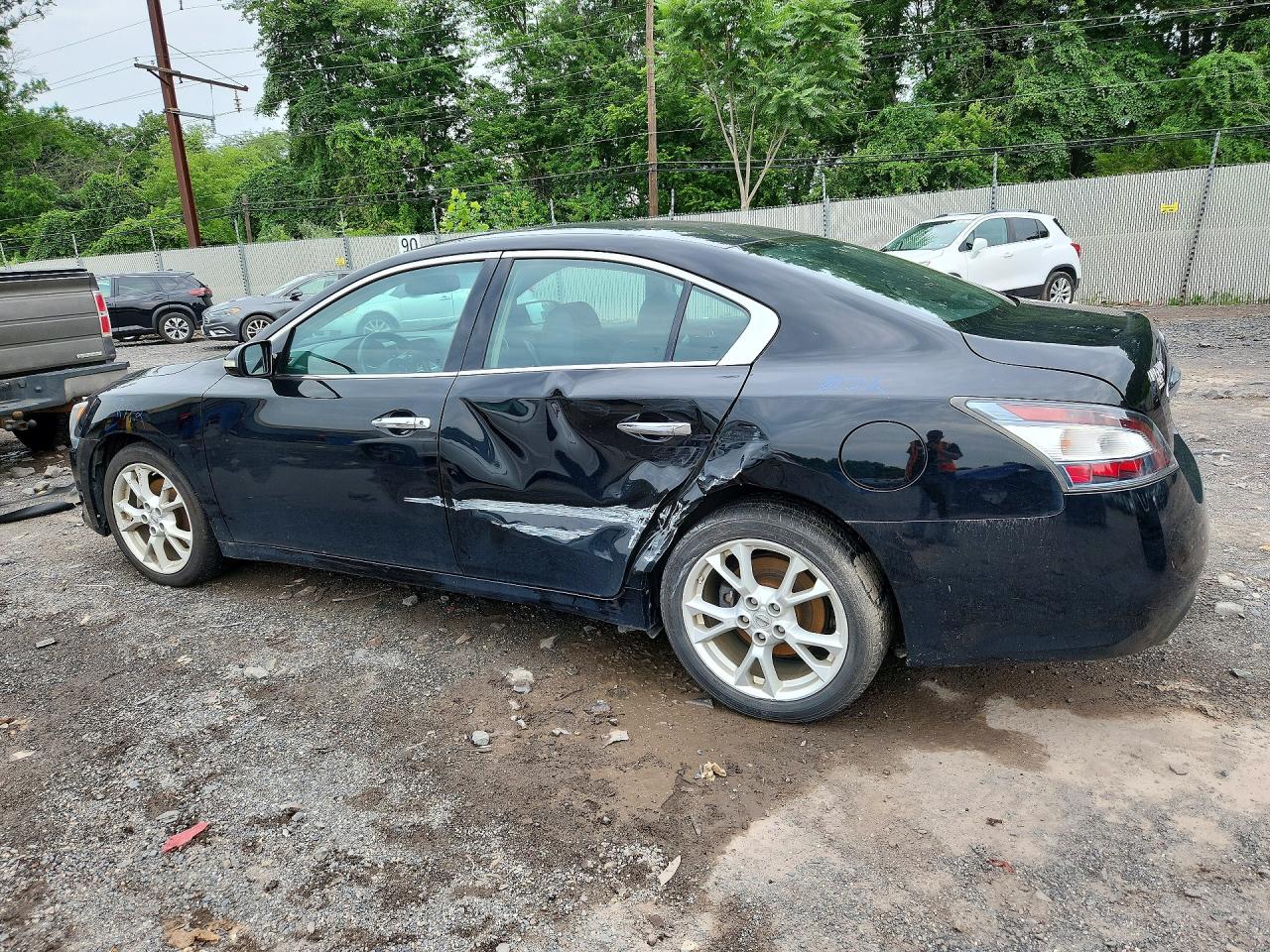 2013 Nissan Maxima 3.5 Sv Black vin: 1N4AA5AP2DC839023