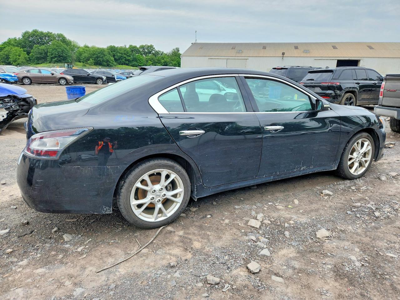 2013 Nissan Maxima 3.5 Sv Black vin: 1N4AA5AP2DC839023