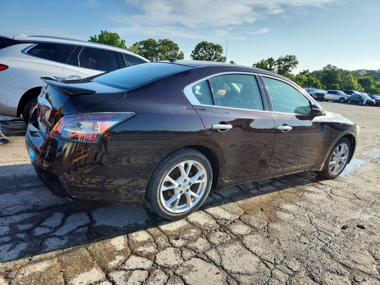 2014 Nissan Maxima 3.5 Sv Maroon vin: 1N4AA5AP2EC431784