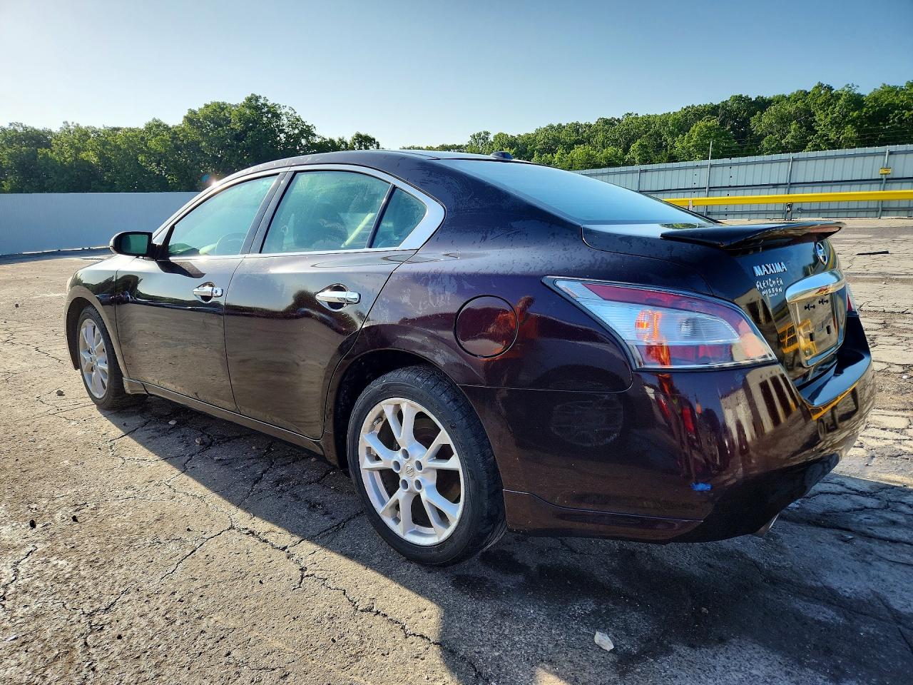 2014 Nissan Maxima 3.5 Sv Maroon vin: 1N4AA5AP2EC431784