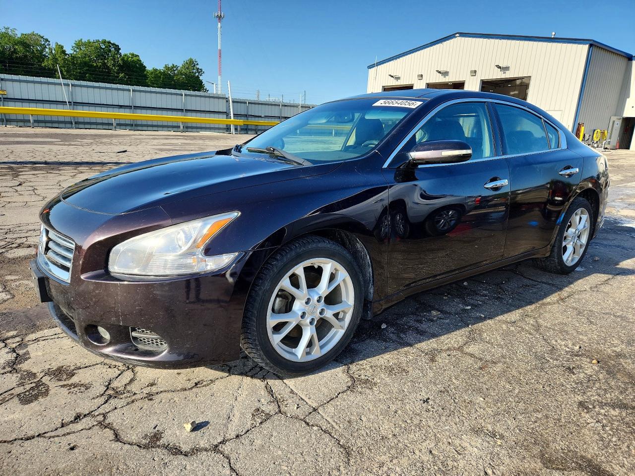 2014 Nissan Maxima 3.5 Sv Maroon vin: 1N4AA5AP2EC431784