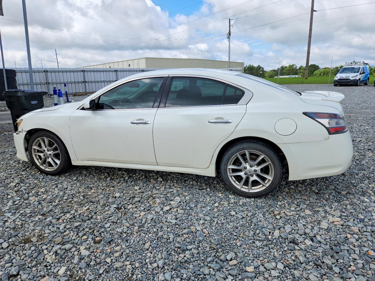 2014 Nissan Maxima 3.5 S White vin: 1N4AA5AP2EC434569