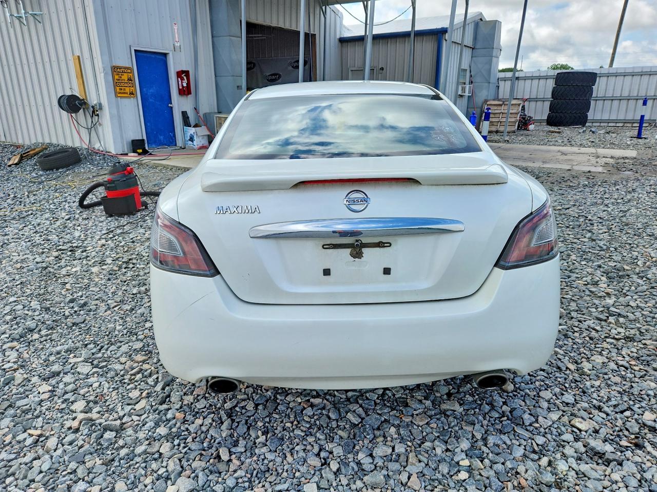 2014 Nissan Maxima 3.5 S White vin: 1N4AA5AP2EC434569