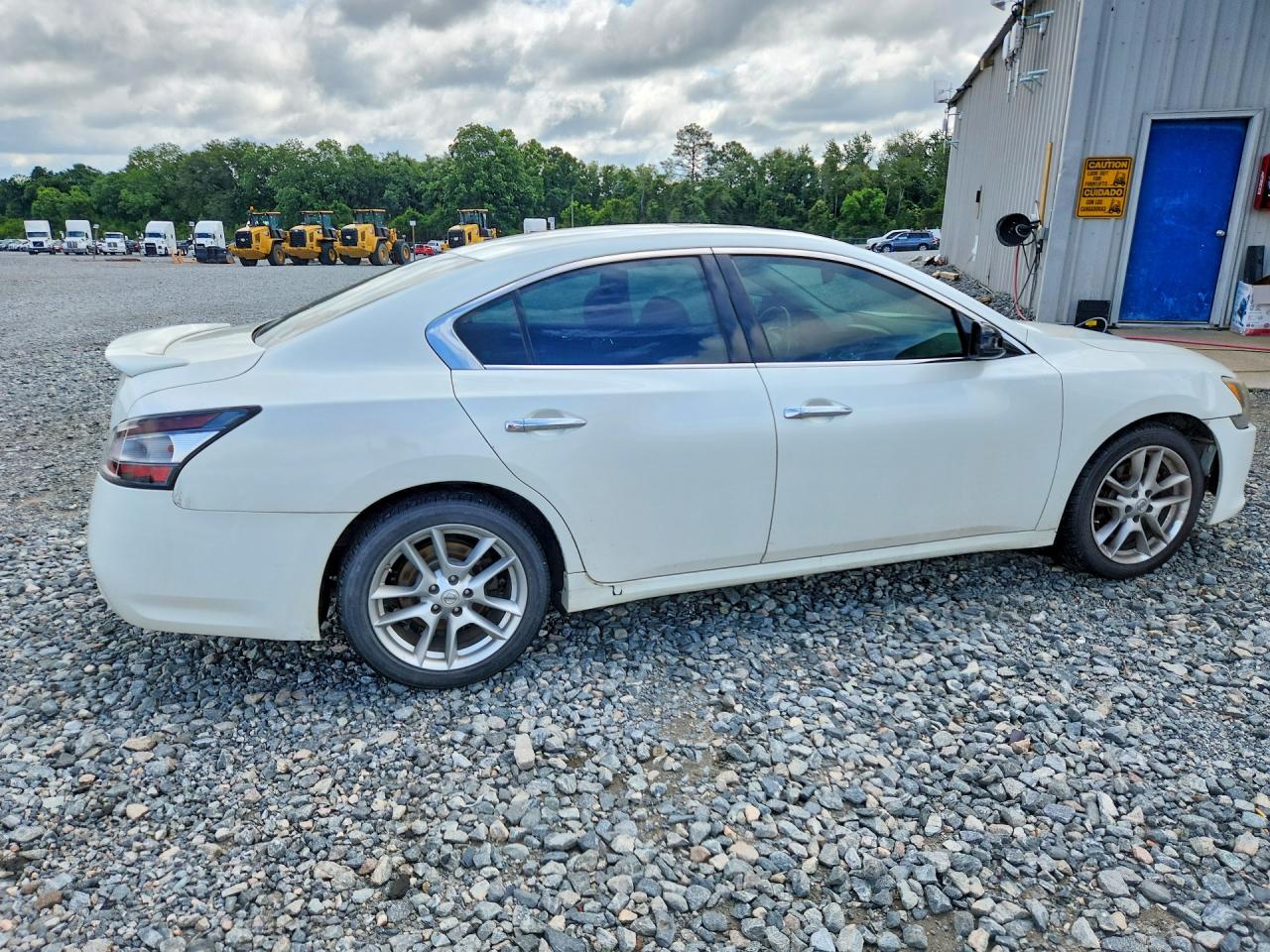 2014 Nissan Maxima 3.5 S White vin: 1N4AA5AP2EC434569