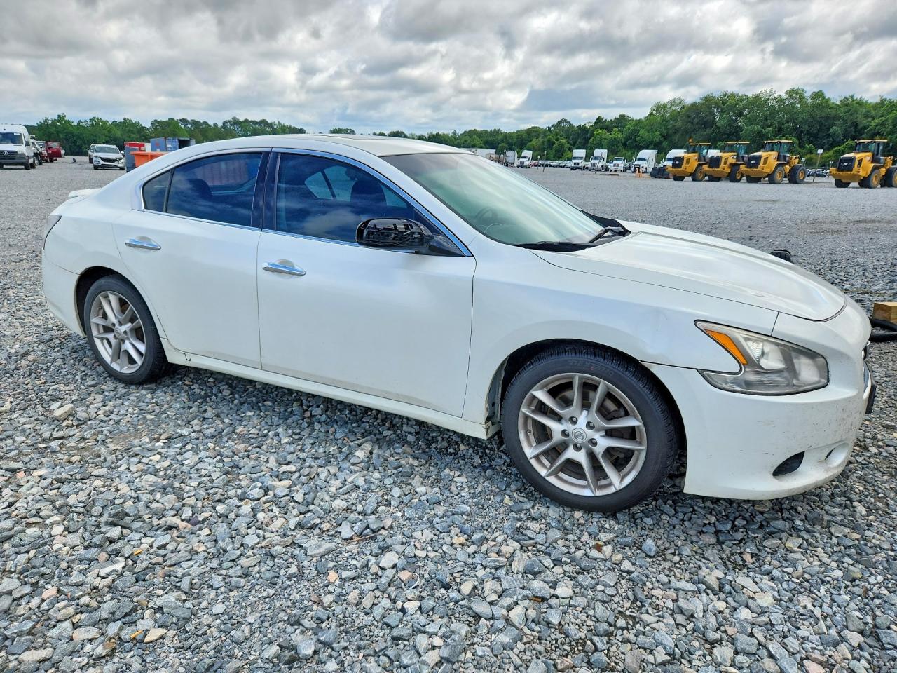 2014 Nissan Maxima 3.5 S White vin: 1N4AA5AP2EC434569