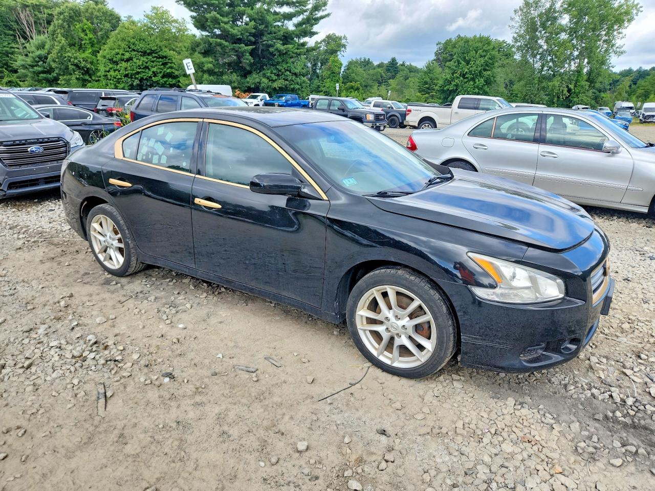 2014 Nissan Maxima 3.5 S Black vin: 1N4AA5AP2EC435897