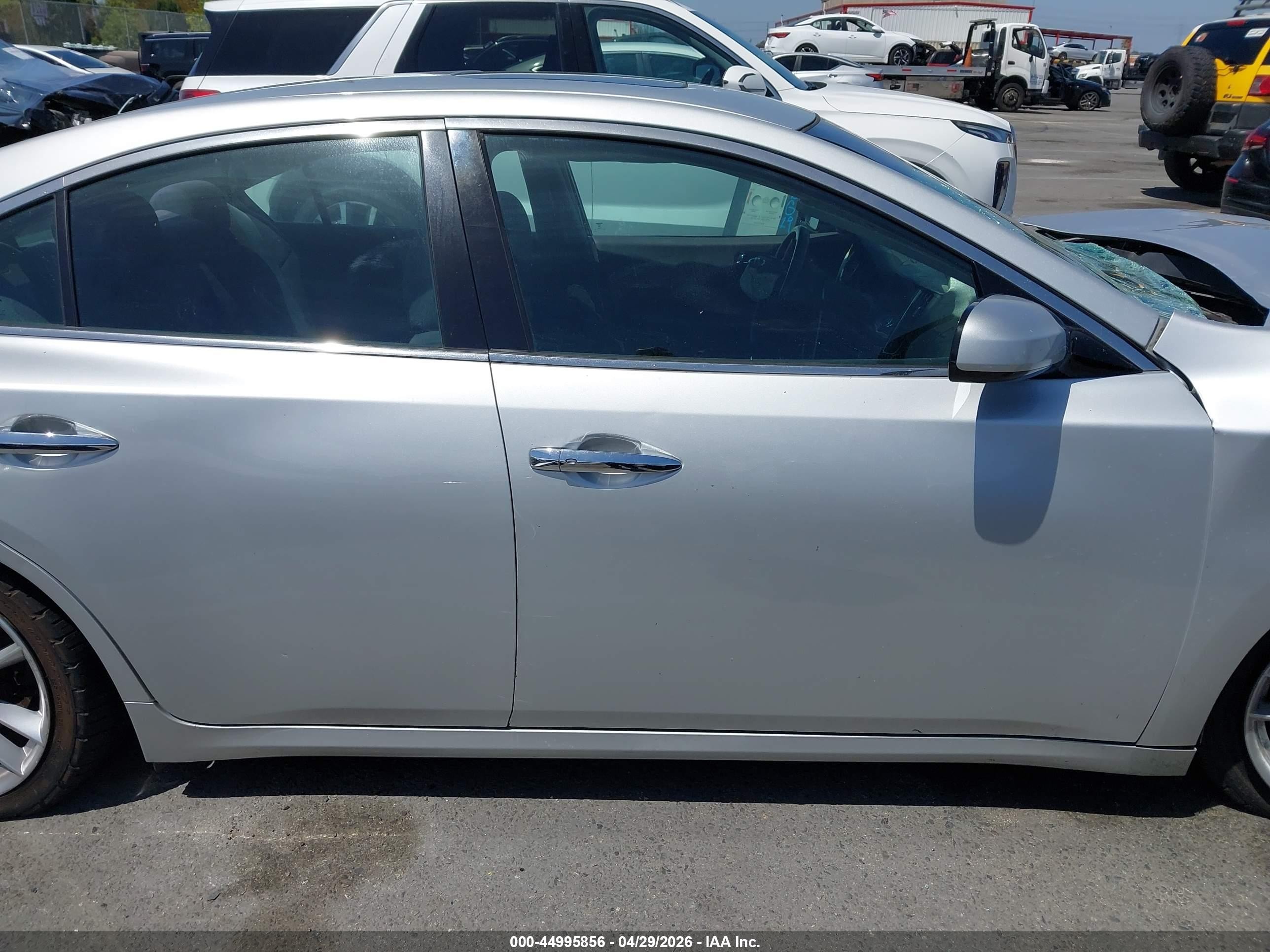 2014 Nissan Maxima 3.5 S/3.5 Sv Silver vin: 1N4AA5AP2EC445118
