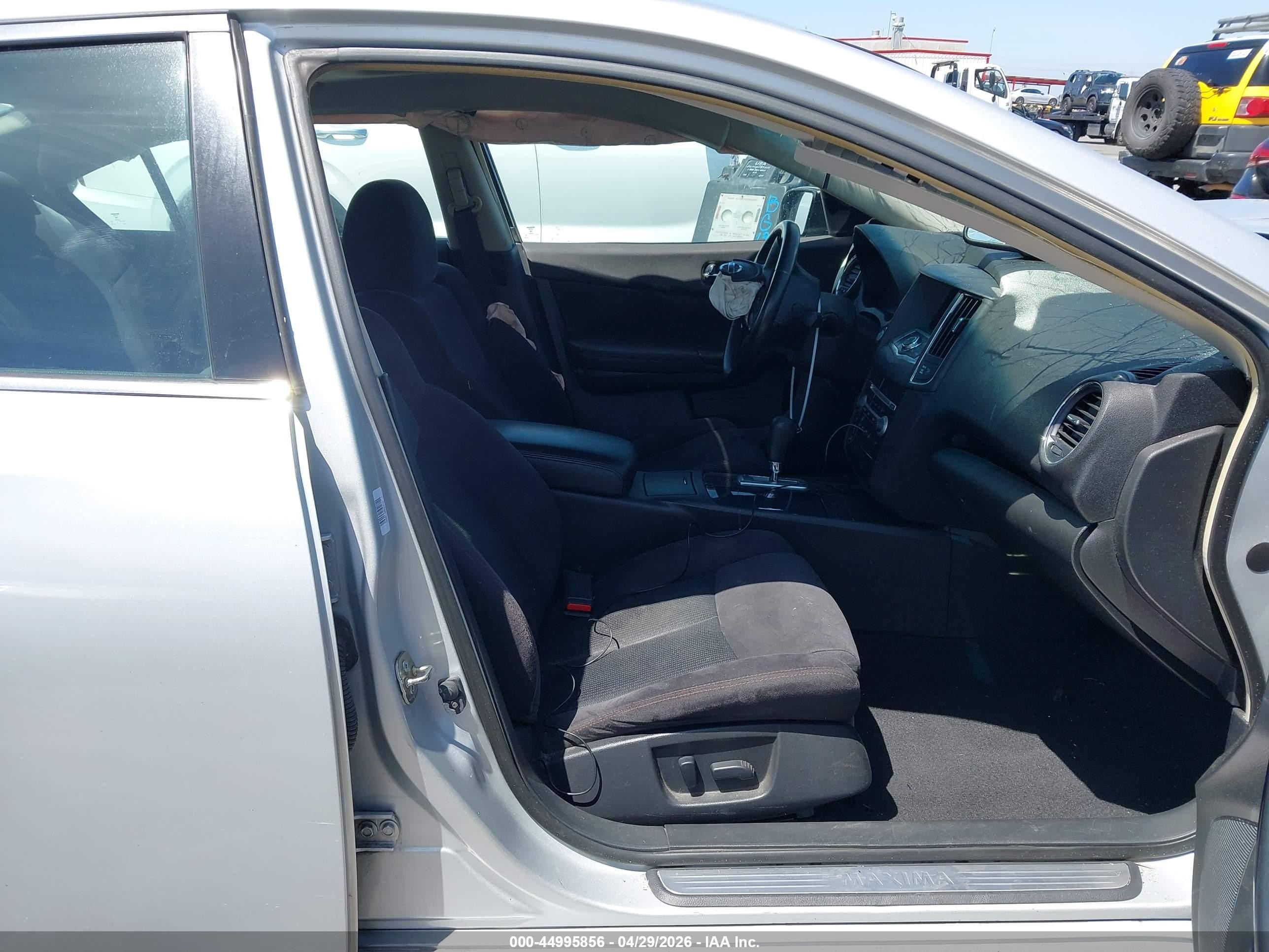 2014 Nissan Maxima 3.5 S/3.5 Sv Silver vin: 1N4AA5AP2EC445118