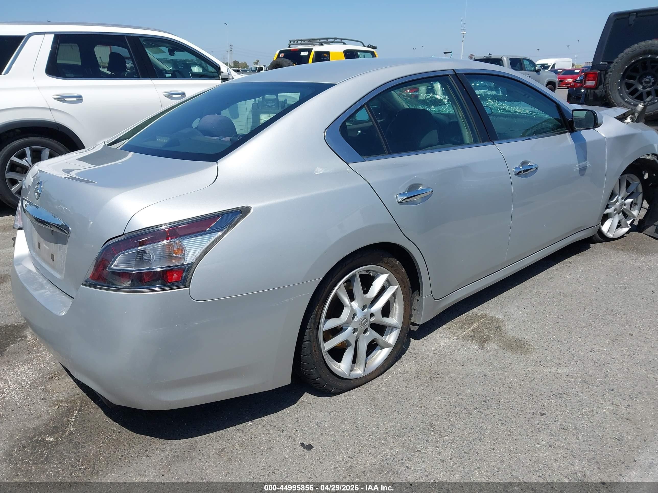 2014 Nissan Maxima 3.5 S/3.5 Sv Silver vin: 1N4AA5AP2EC445118