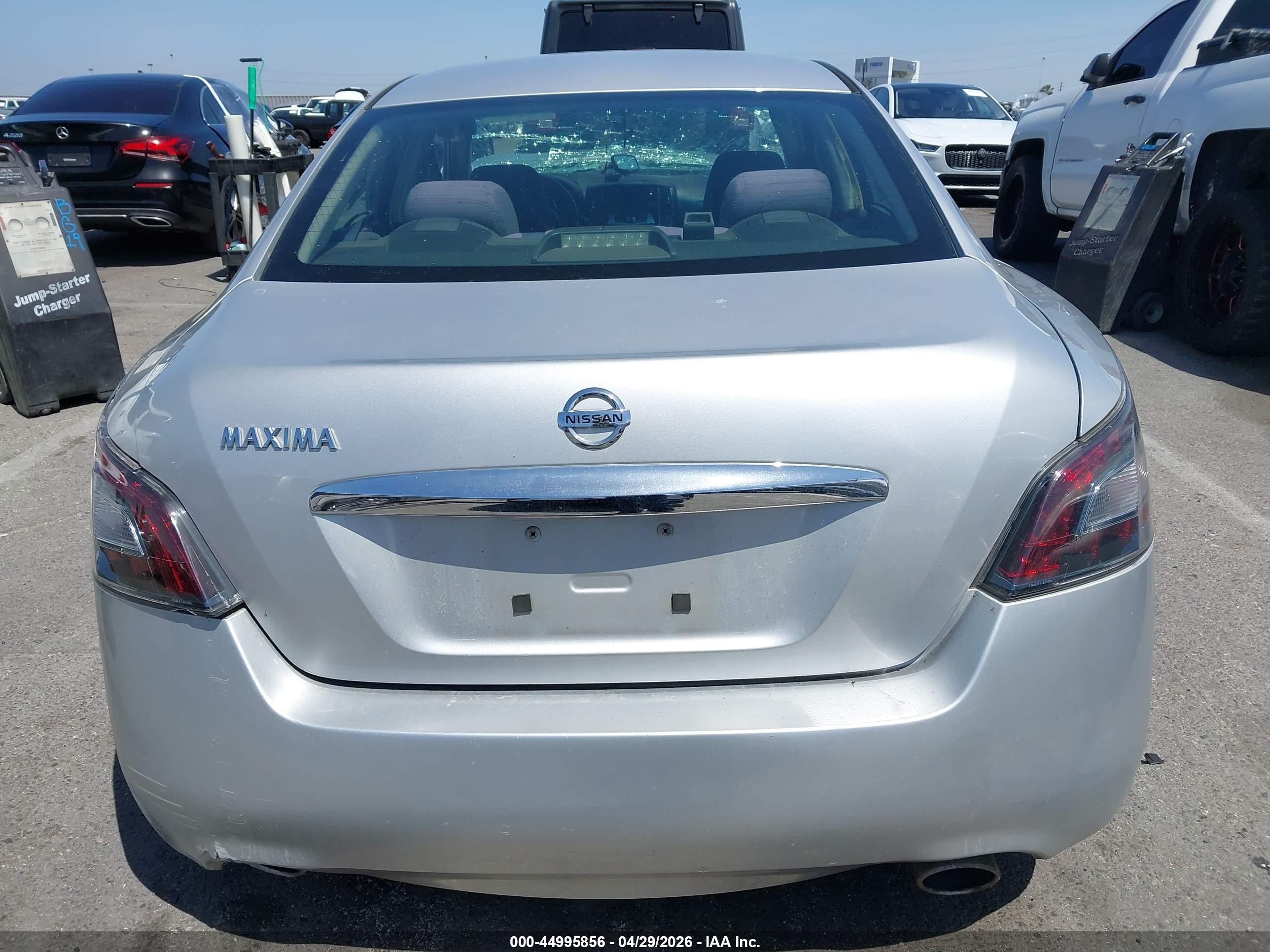 2014 Nissan Maxima 3.5 S/3.5 Sv Silver vin: 1N4AA5AP2EC445118