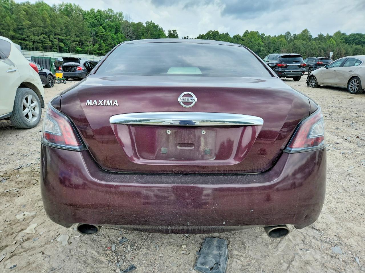 2014 Nissan Maxima 3.5 S Maroon vin: 1N4AA5AP2EC455485