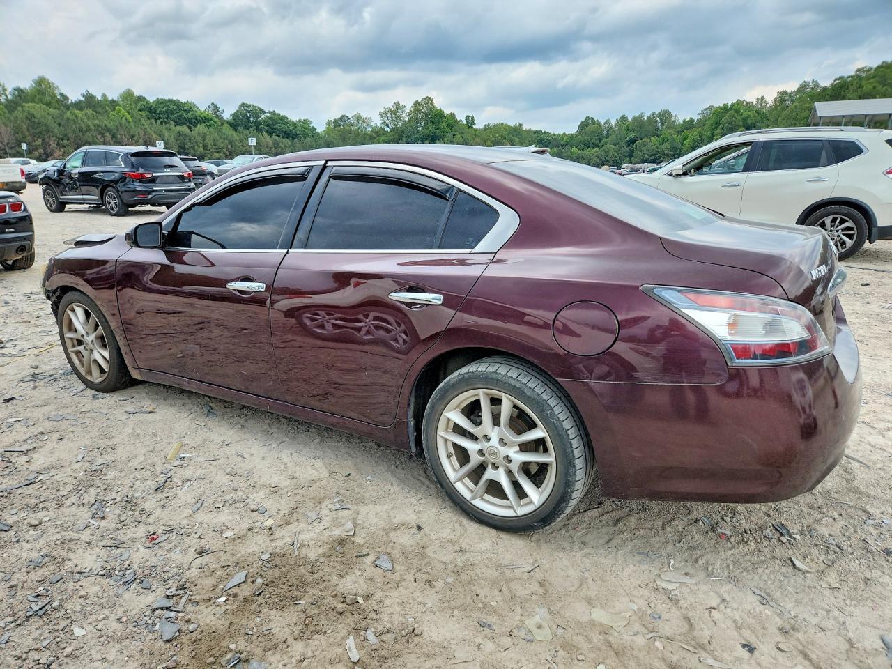 2014 Nissan Maxima 3.5 S Maroon vin: 1N4AA5AP2EC455485