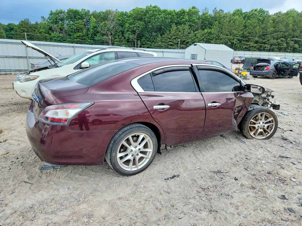 2014 Nissan Maxima 3.5 S Maroon vin: 1N4AA5AP2EC455485