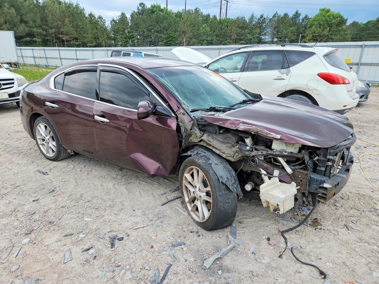 2014 Nissan Maxima 3.5 S Maroon vin: 1N4AA5AP2EC455485