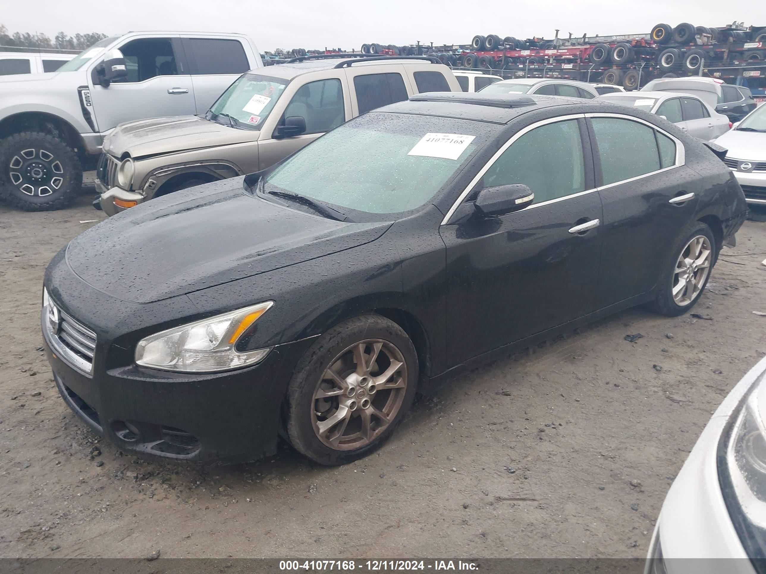 2014 Nissan Maxima 3.5 Sv Black vin: 1N4AA5AP2EC456457