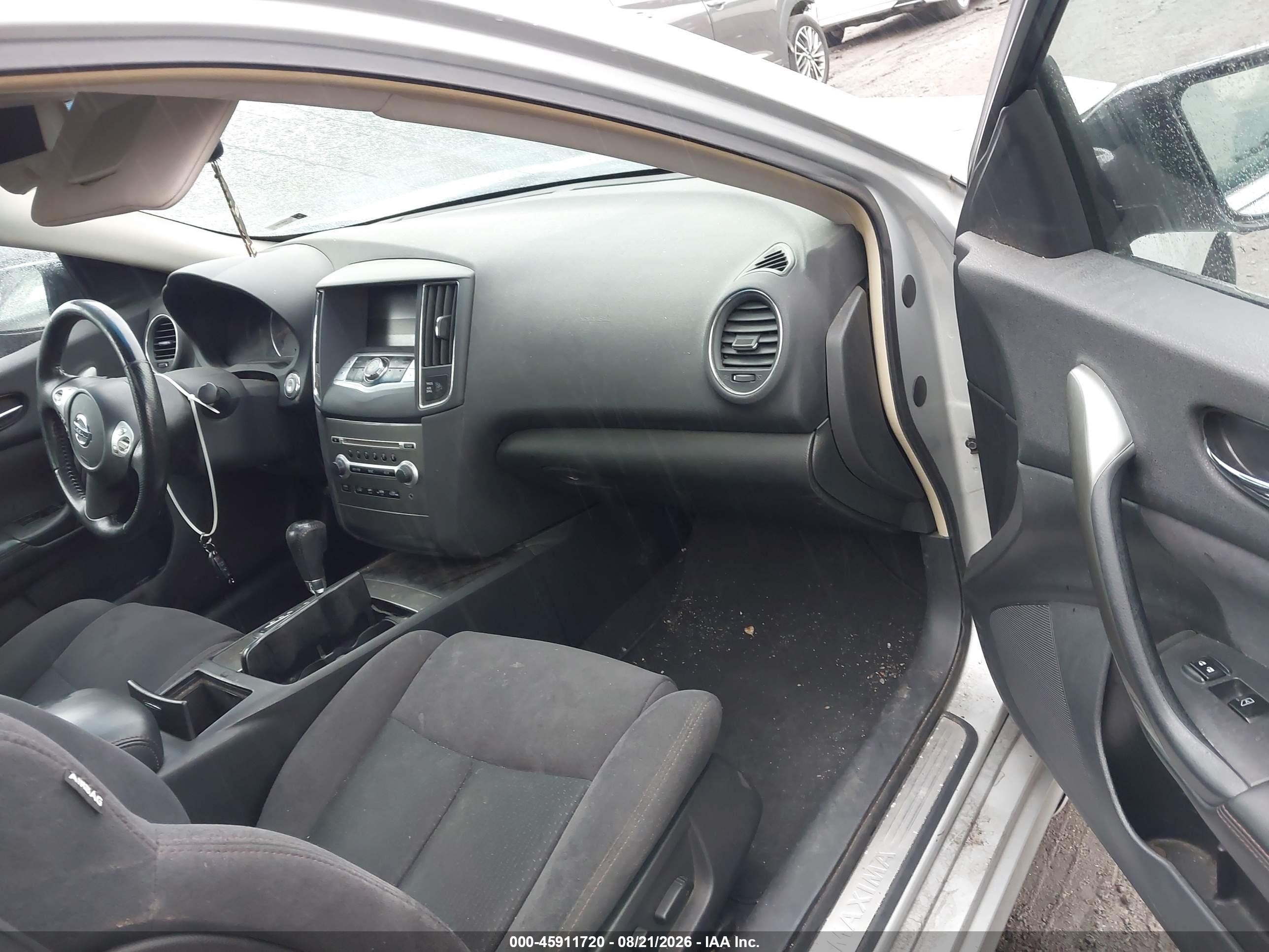 2014 Nissan Maxima 3.5 S Silver vin: 1N4AA5AP2EC462713