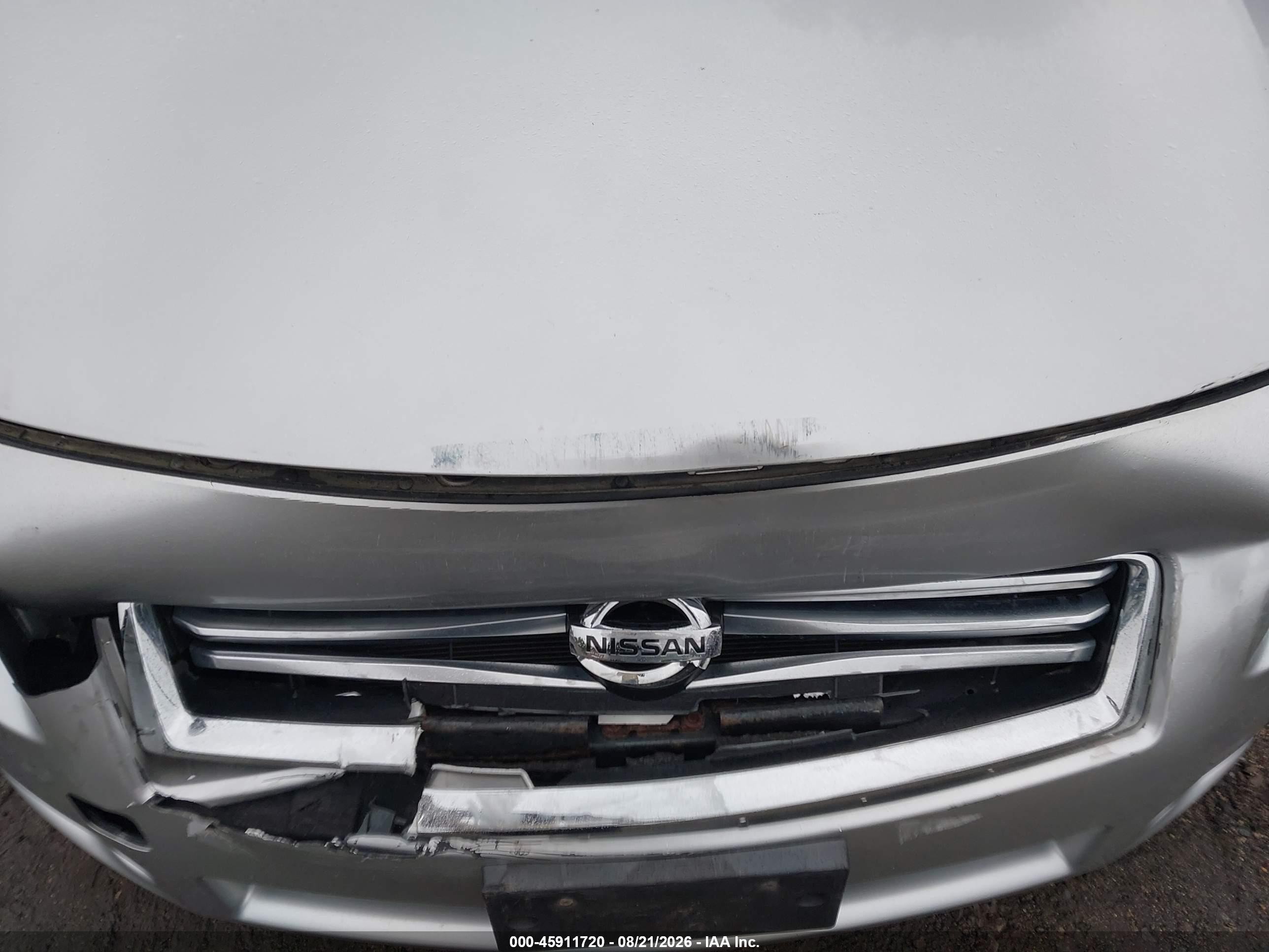 2014 Nissan Maxima 3.5 S Silver vin: 1N4AA5AP2EC462713