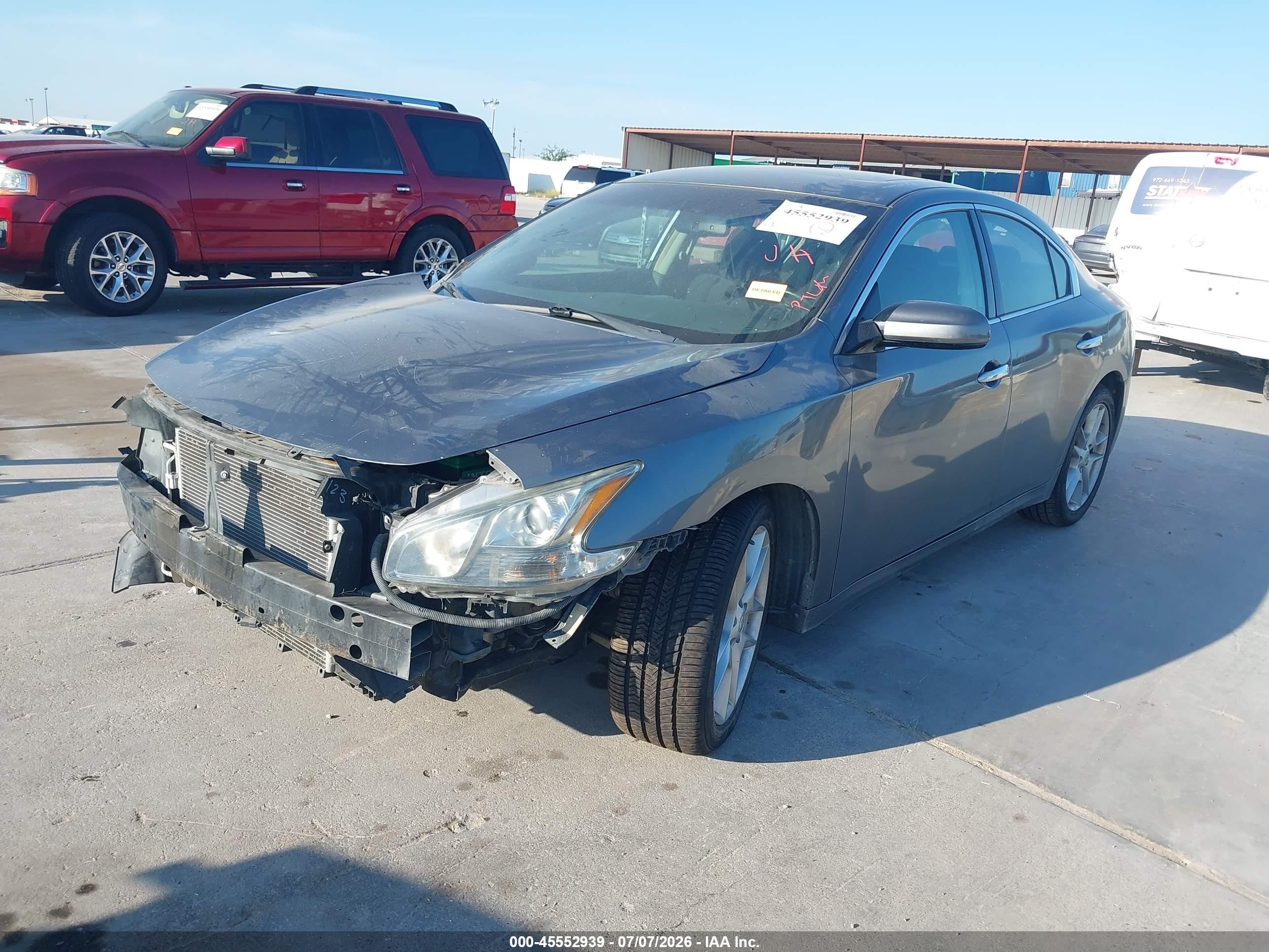 2014 Nissan Maxima 3.5 S/3.5 Sv Gray vin: 1N4AA5AP2EC462954