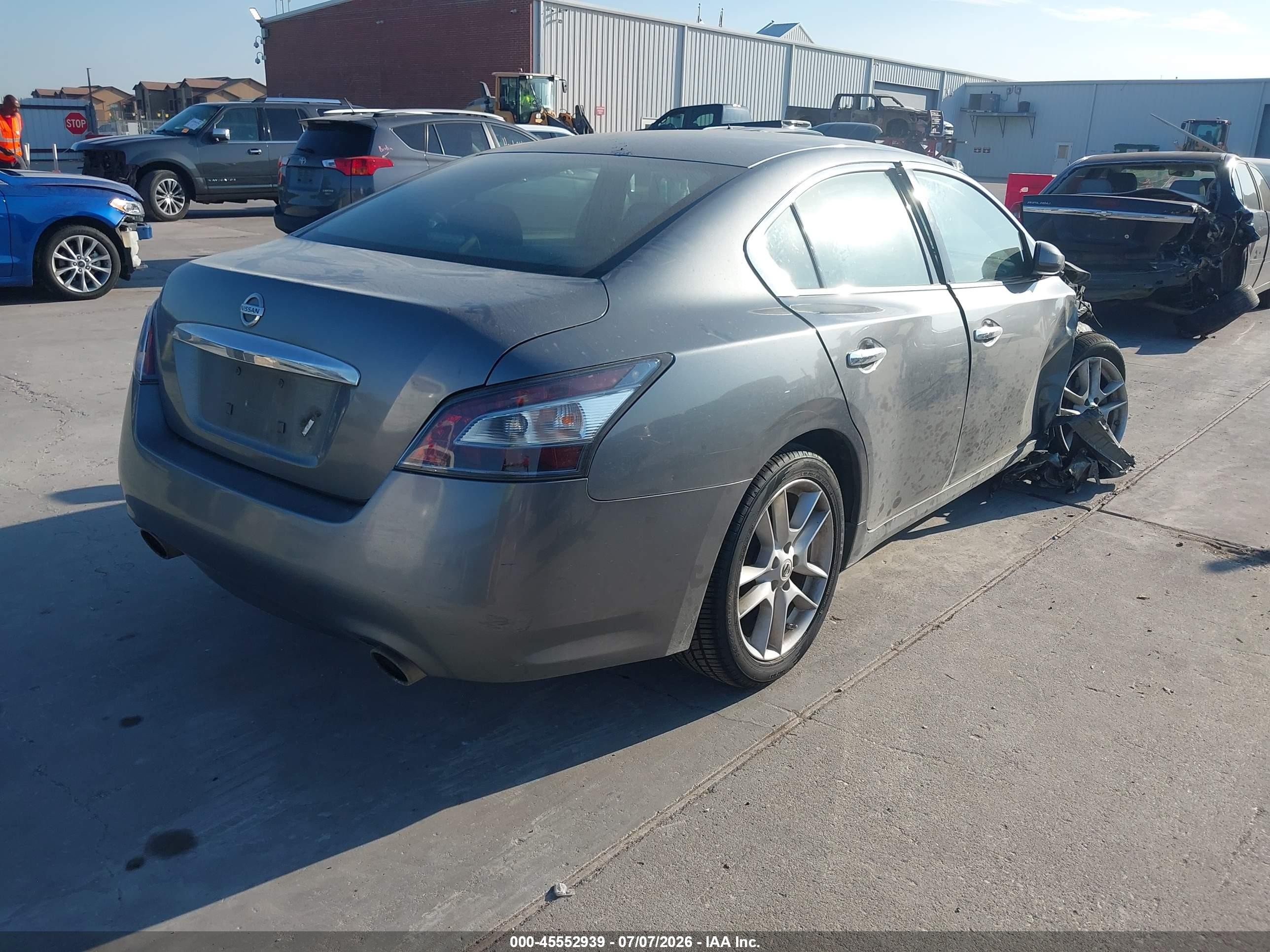 2014 Nissan Maxima 3.5 S/3.5 Sv Gray vin: 1N4AA5AP2EC462954