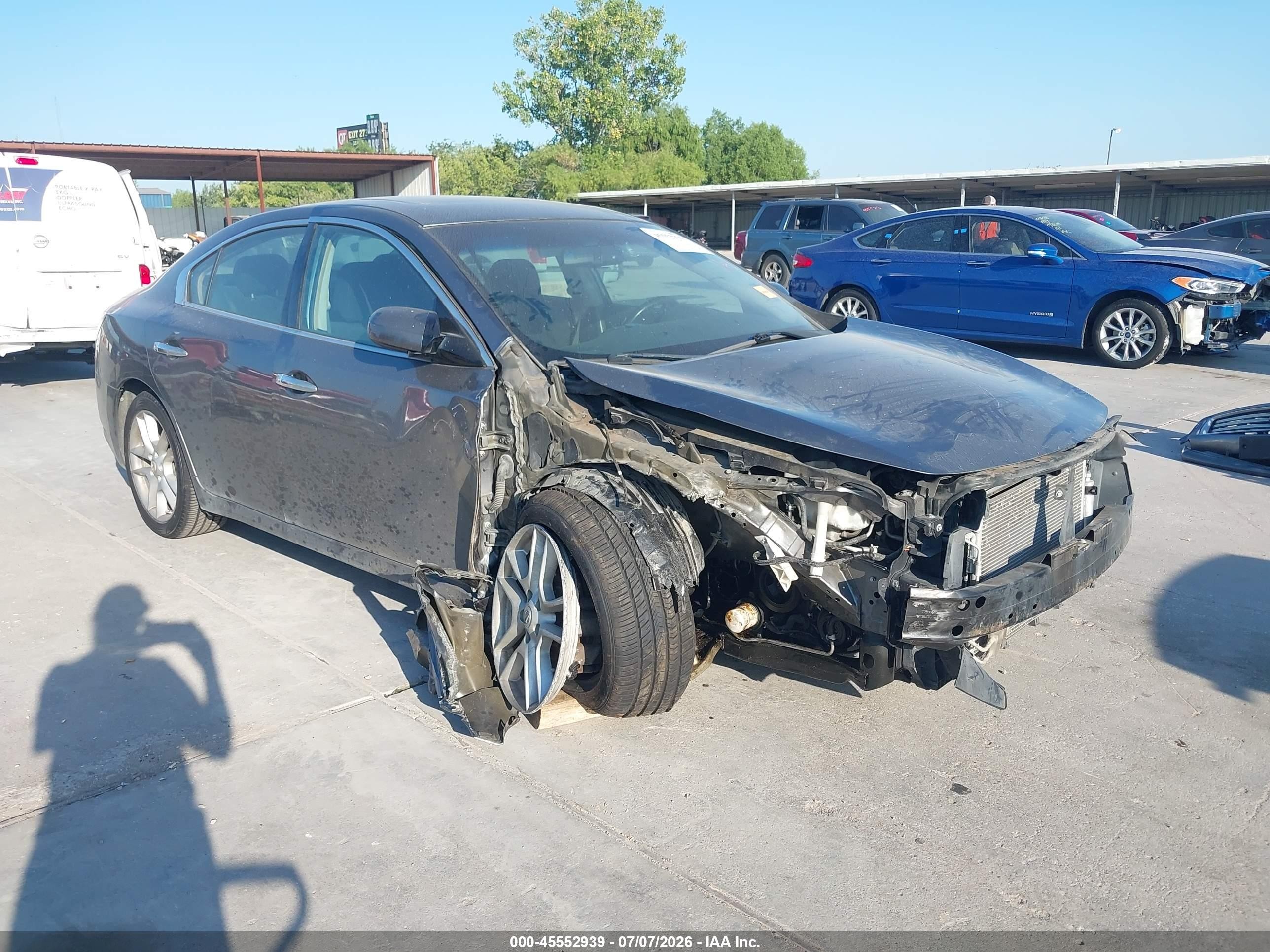 2014 Nissan Maxima 3.5 S/3.5 Sv Gray vin: 1N4AA5AP2EC462954