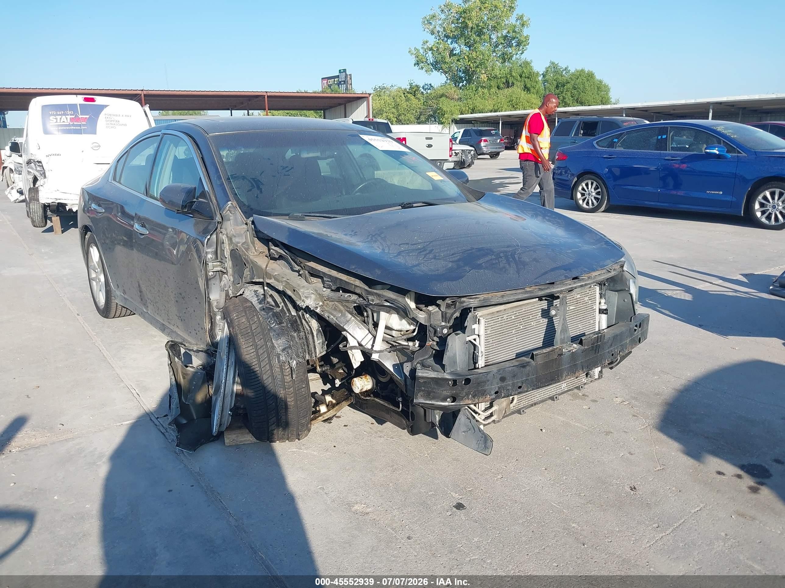 2014 Nissan Maxima 3.5 S/3.5 Sv Gray vin: 1N4AA5AP2EC462954
