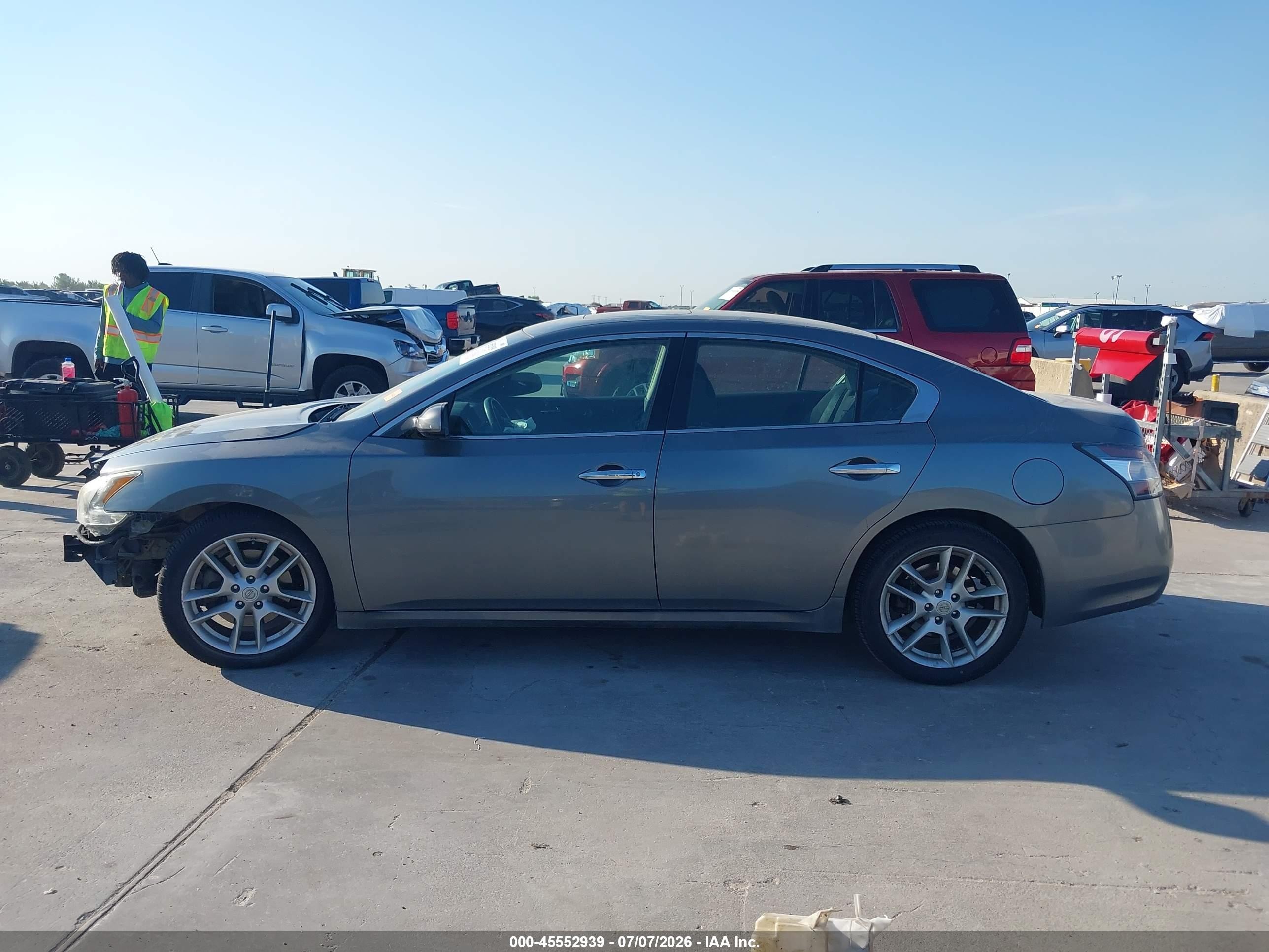 2014 Nissan Maxima 3.5 S/3.5 Sv Gray vin: 1N4AA5AP2EC462954