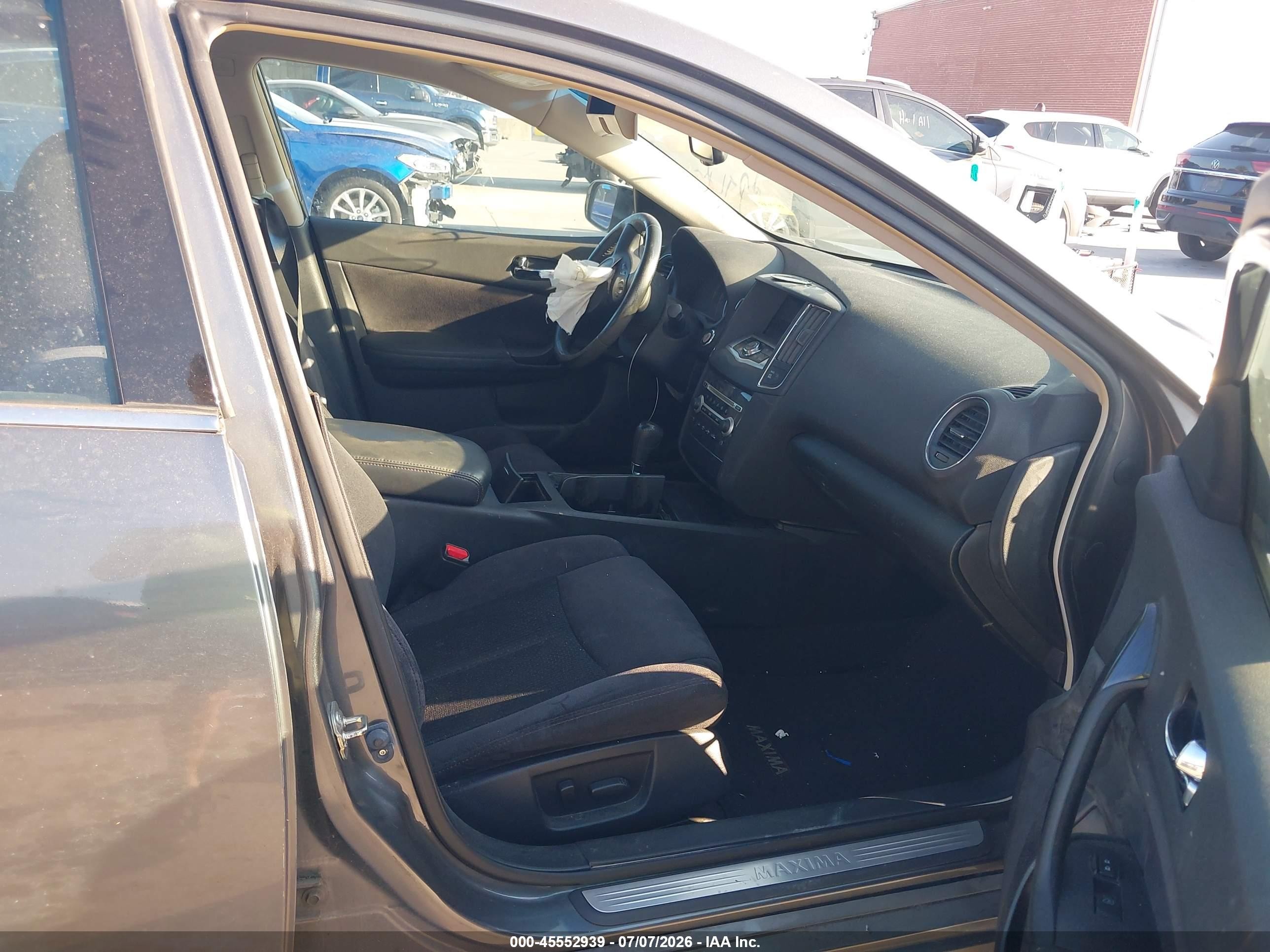 2014 Nissan Maxima 3.5 S/3.5 Sv Gray vin: 1N4AA5AP2EC462954