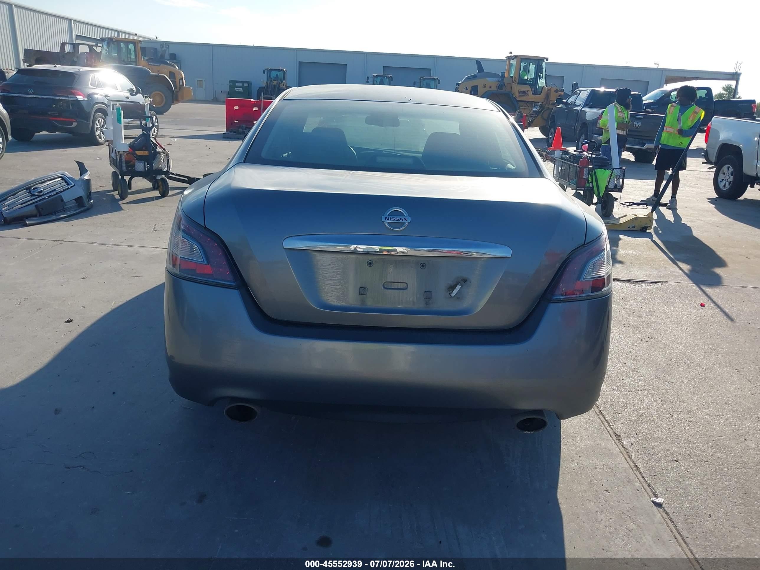 2014 Nissan Maxima 3.5 S/3.5 Sv Gray vin: 1N4AA5AP2EC462954