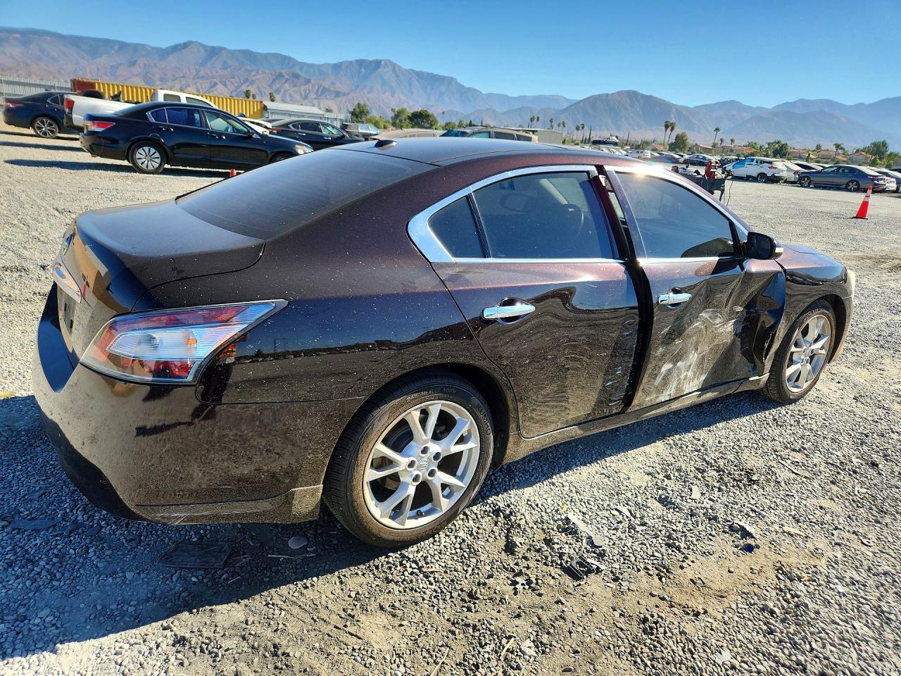 2014 Nissan Maxima 3.5 Sv Maroon vin: 1N4AA5AP2EC469449
