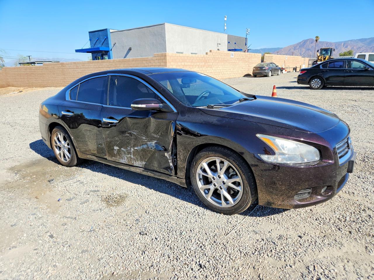 2014 Nissan Maxima 3.5 Sv Maroon vin: 1N4AA5AP2EC469449