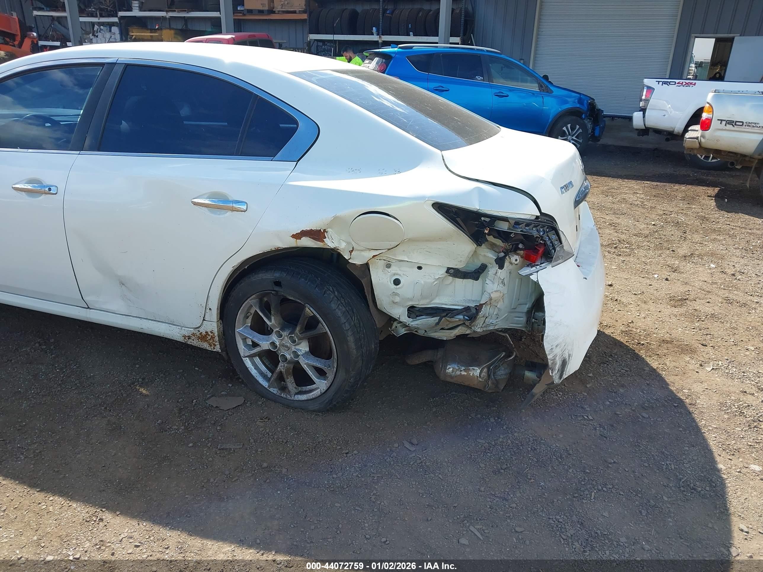 2014 Nissan Maxima 3.5 S White vin: 1N4AA5AP2EC470536