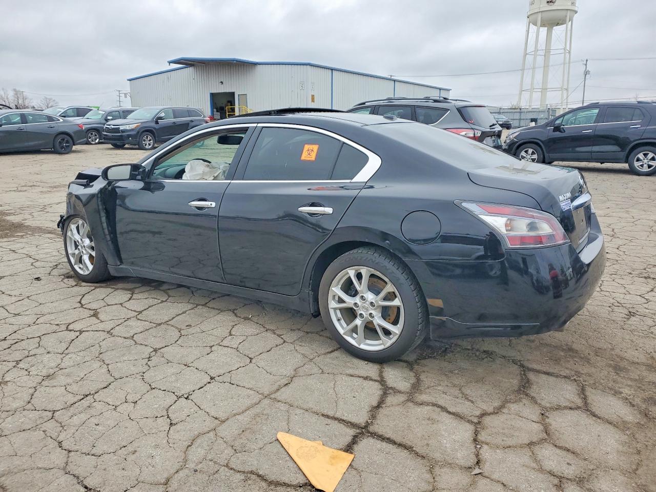 2014 Nissan Maxima 3.5 Sv Черный vin: 1N4AA5AP2EC471380