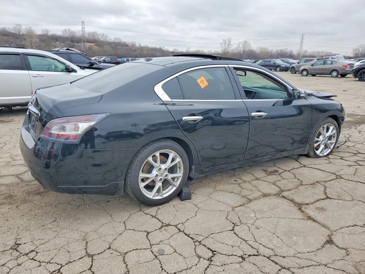 2014 Nissan Maxima 3.5 Sv Черный vin: 1N4AA5AP2EC471380