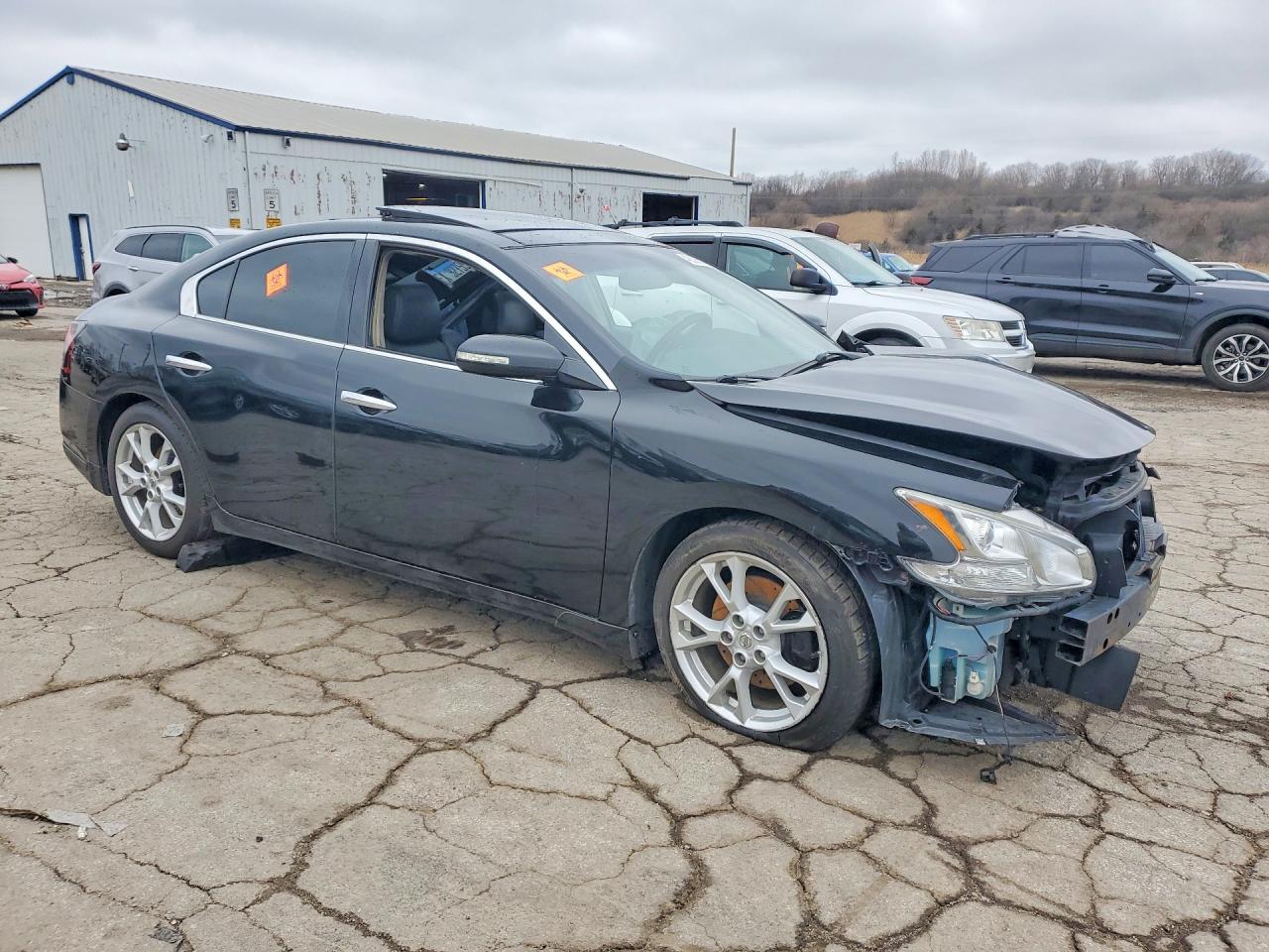 2014 Nissan Maxima 3.5 Sv Черный vin: 1N4AA5AP2EC471380