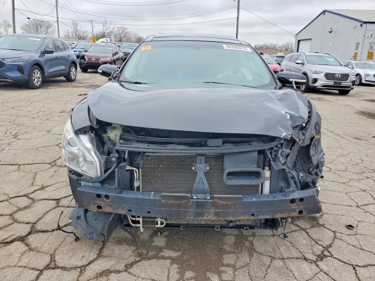 2014 Nissan Maxima 3.5 Sv Черный vin: 1N4AA5AP2EC471380