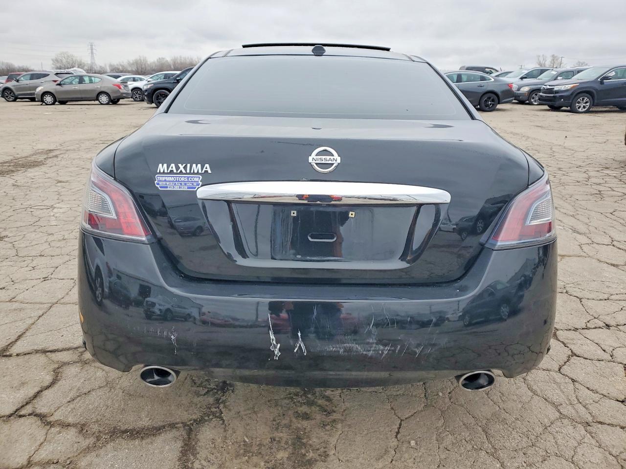 2014 Nissan Maxima 3.5 Sv Черный vin: 1N4AA5AP2EC471380