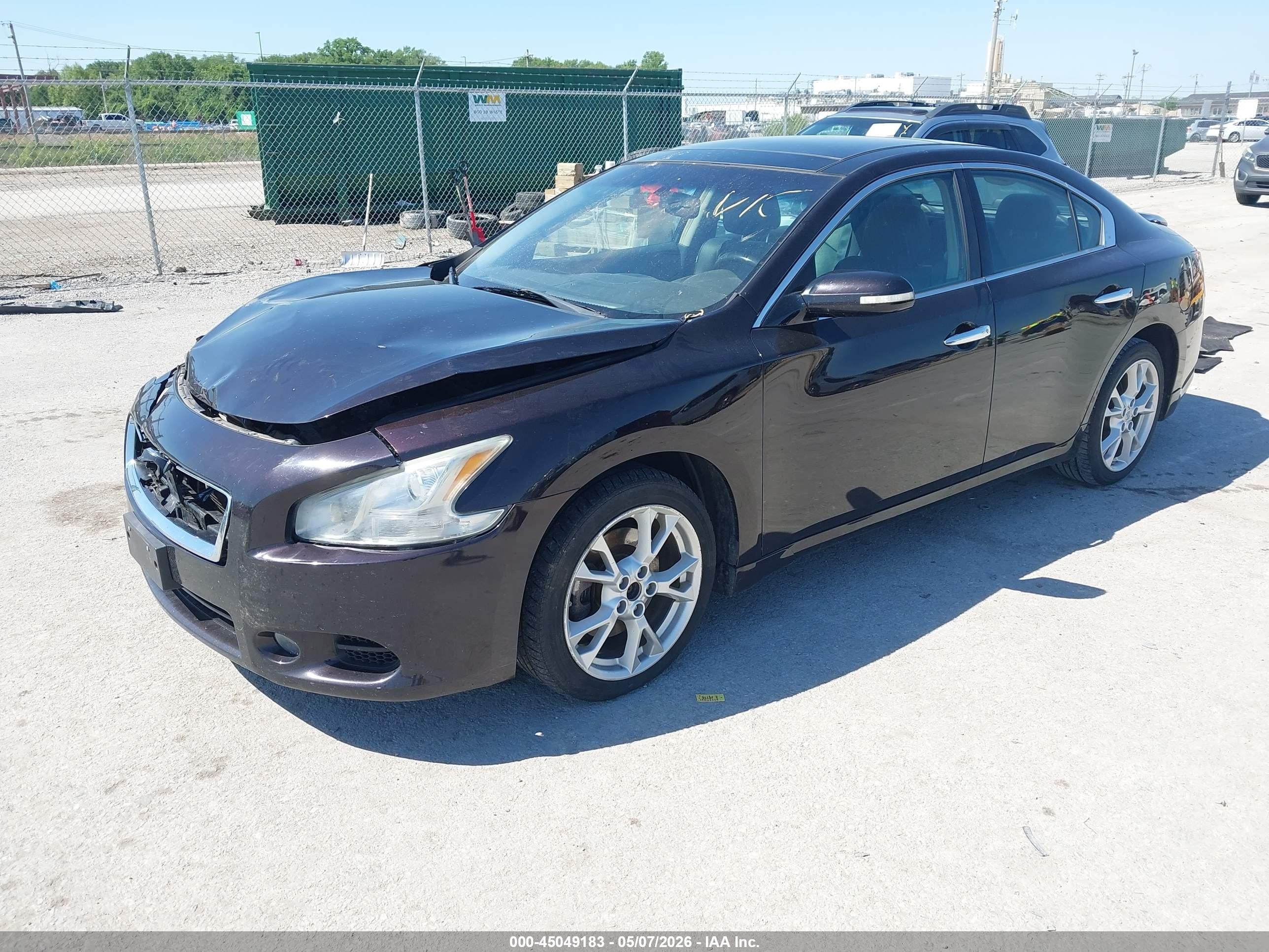 2014 Nissan Maxima 3.5 Sv Burgundy vin: 1N4AA5AP2EC477163